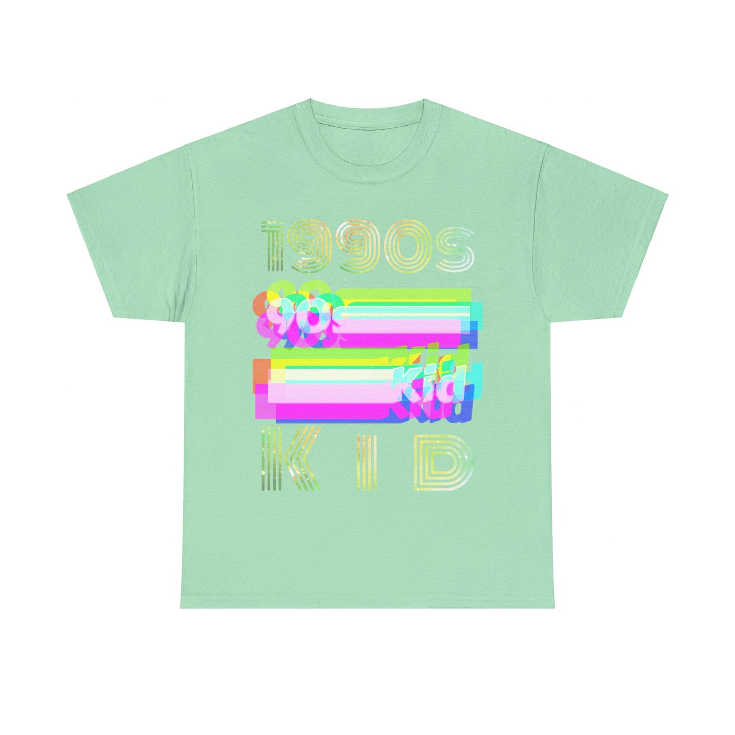 1990s kid decade party Unisex Heavy Cotton Tee