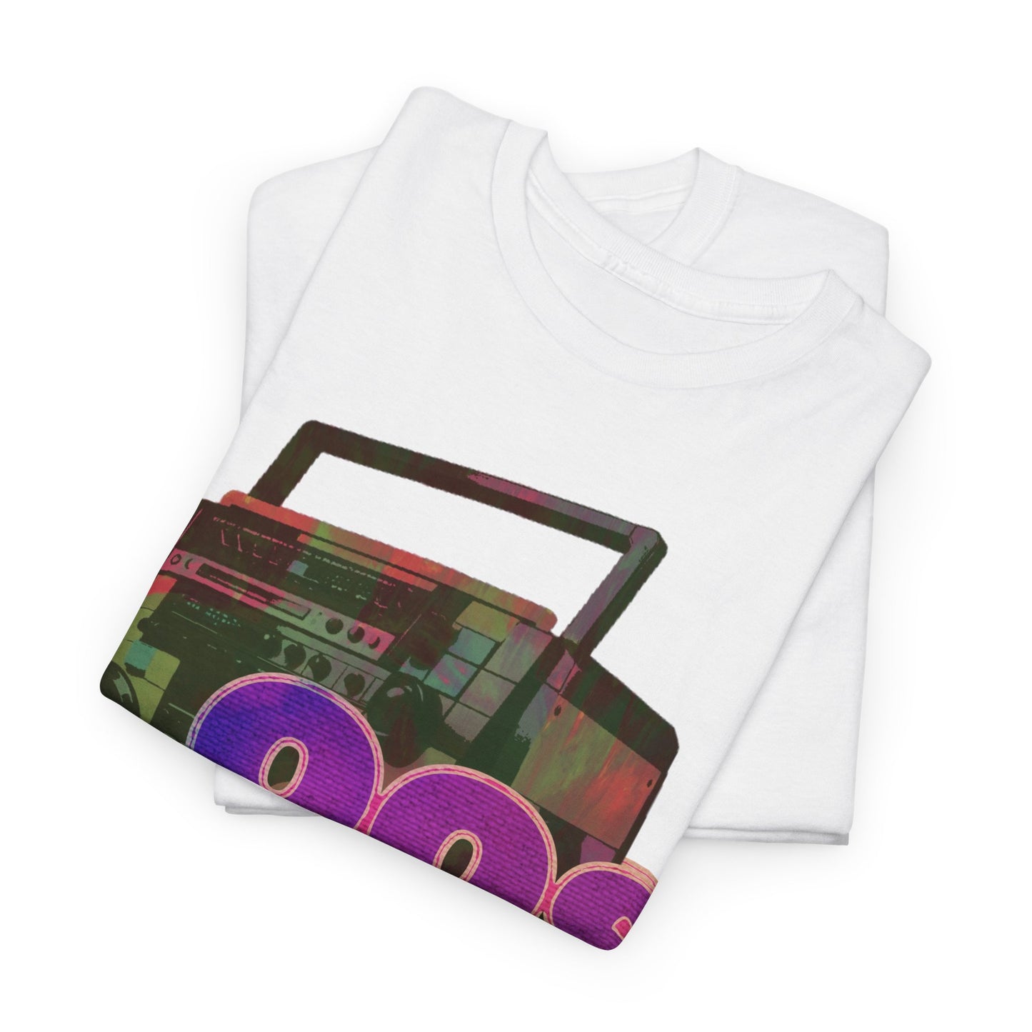 00s Kid Stunning Boombox design Unisex Heavy Cotton Tee