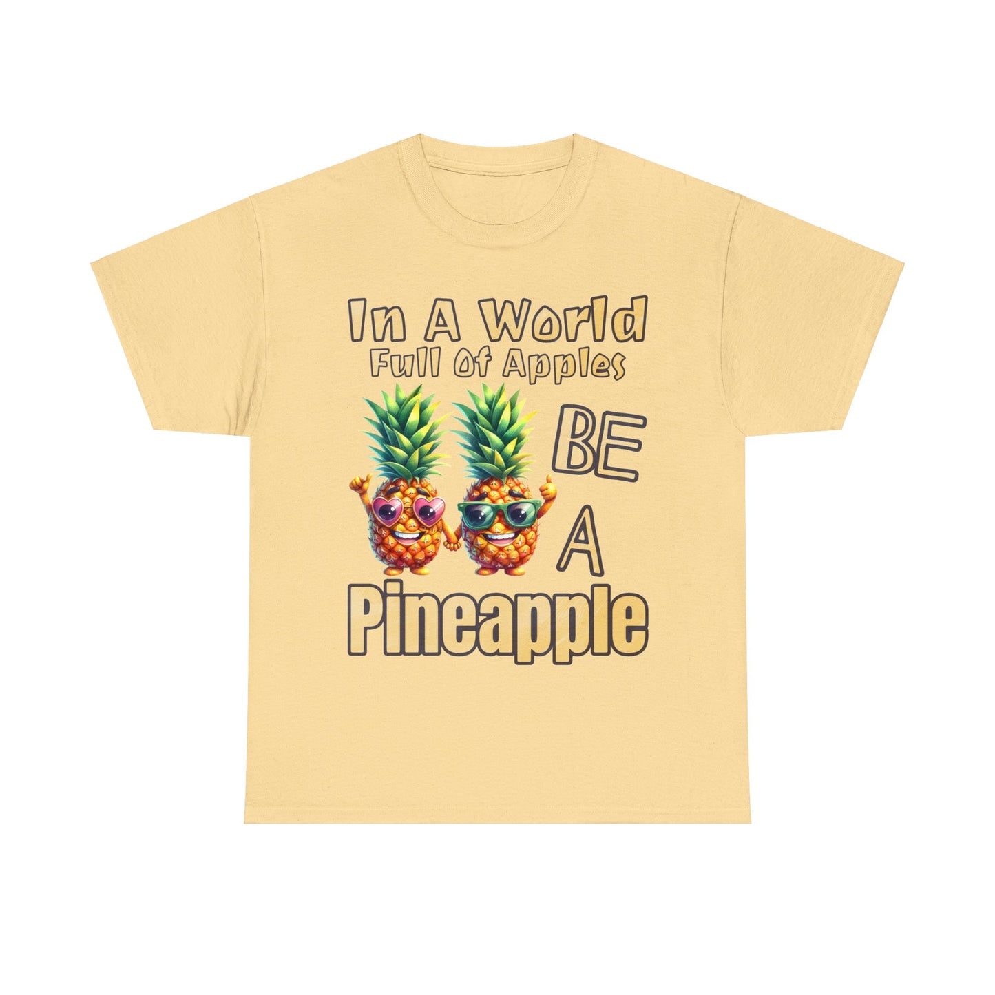 Cool Pineapple Couple Mr & Mrs Unisex Heavy Cotton Tee