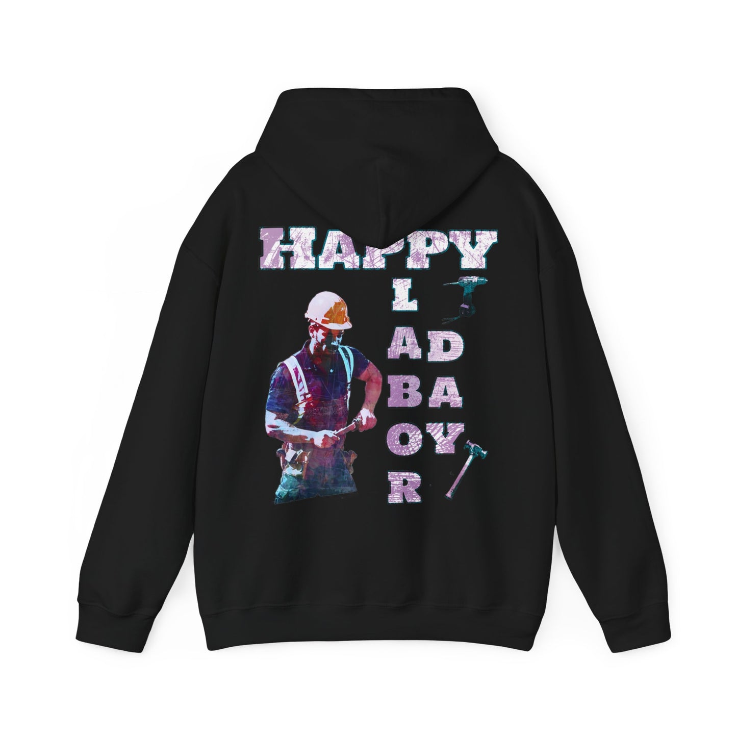 Happy Labor Day supporter Unisex Heavy Blend™ Hooded Sweatshirt