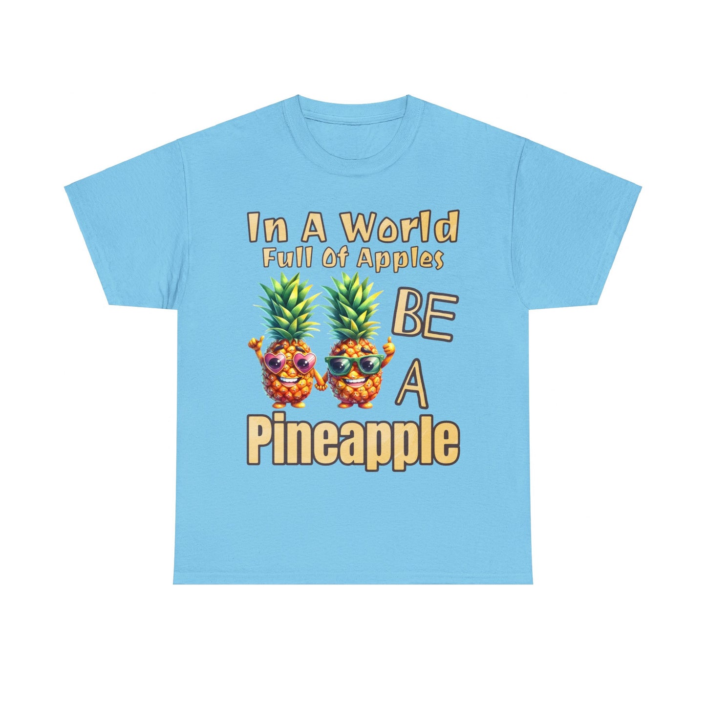 Cool Pineapple Couple Mr & Mrs Unisex Heavy Cotton Tee