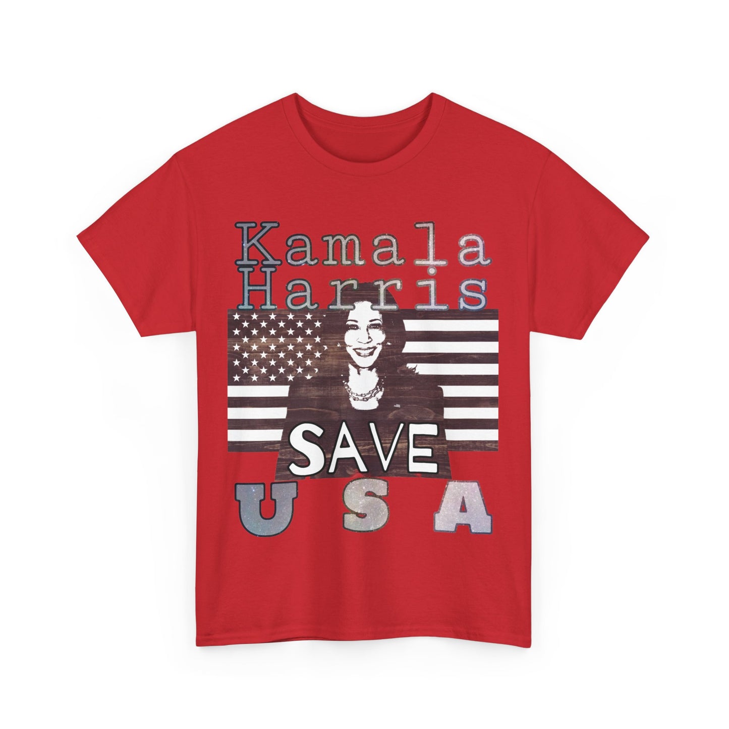 Kamala Harris For President Save USA Unisex Heavy Cotton Tee