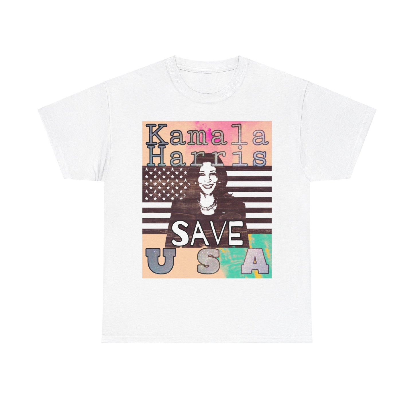 Kamala Harris For President Save USA Unisex Heavy Cotton Tee