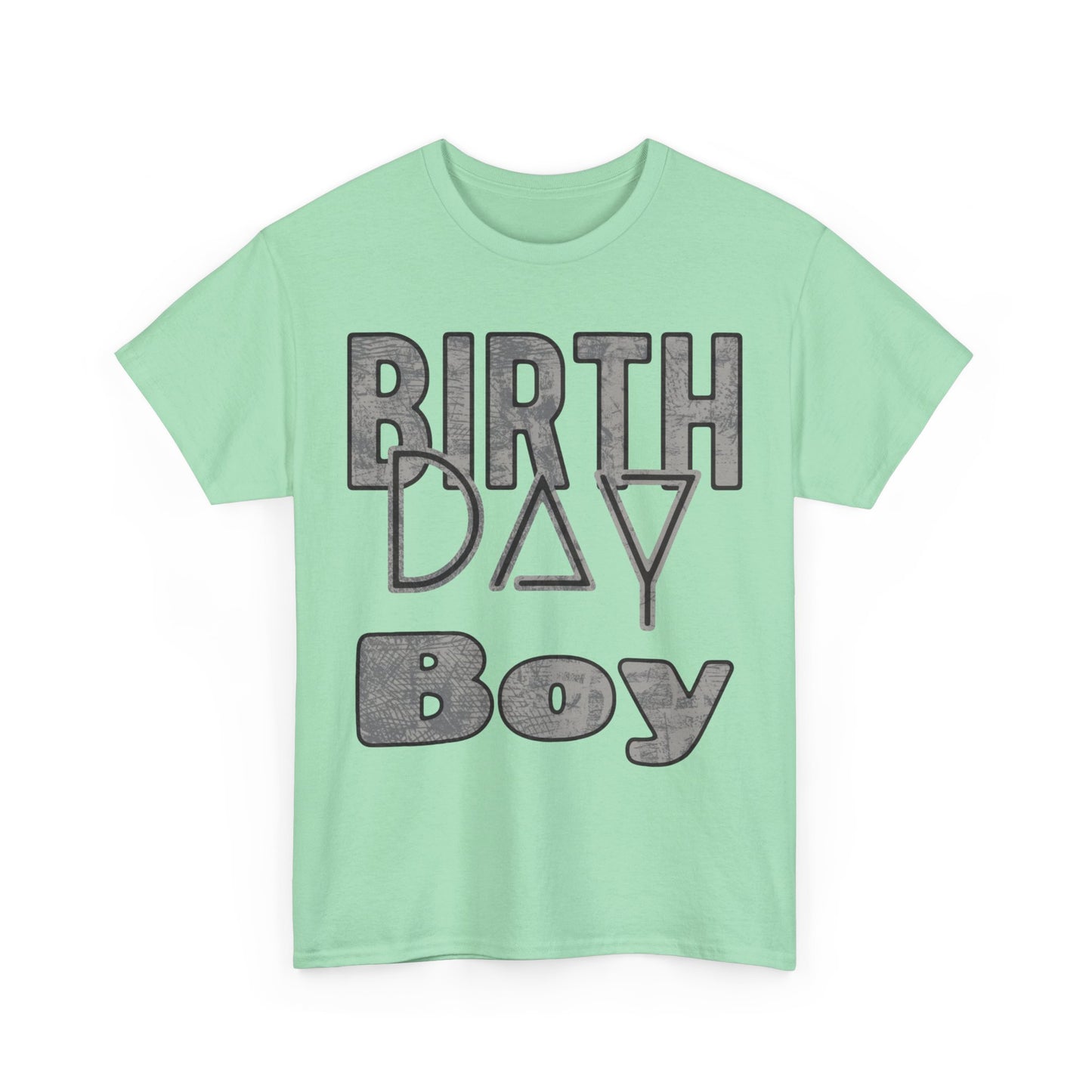 Birthday Boy Dark Washed Look Unisex Heavy Cotton Tee