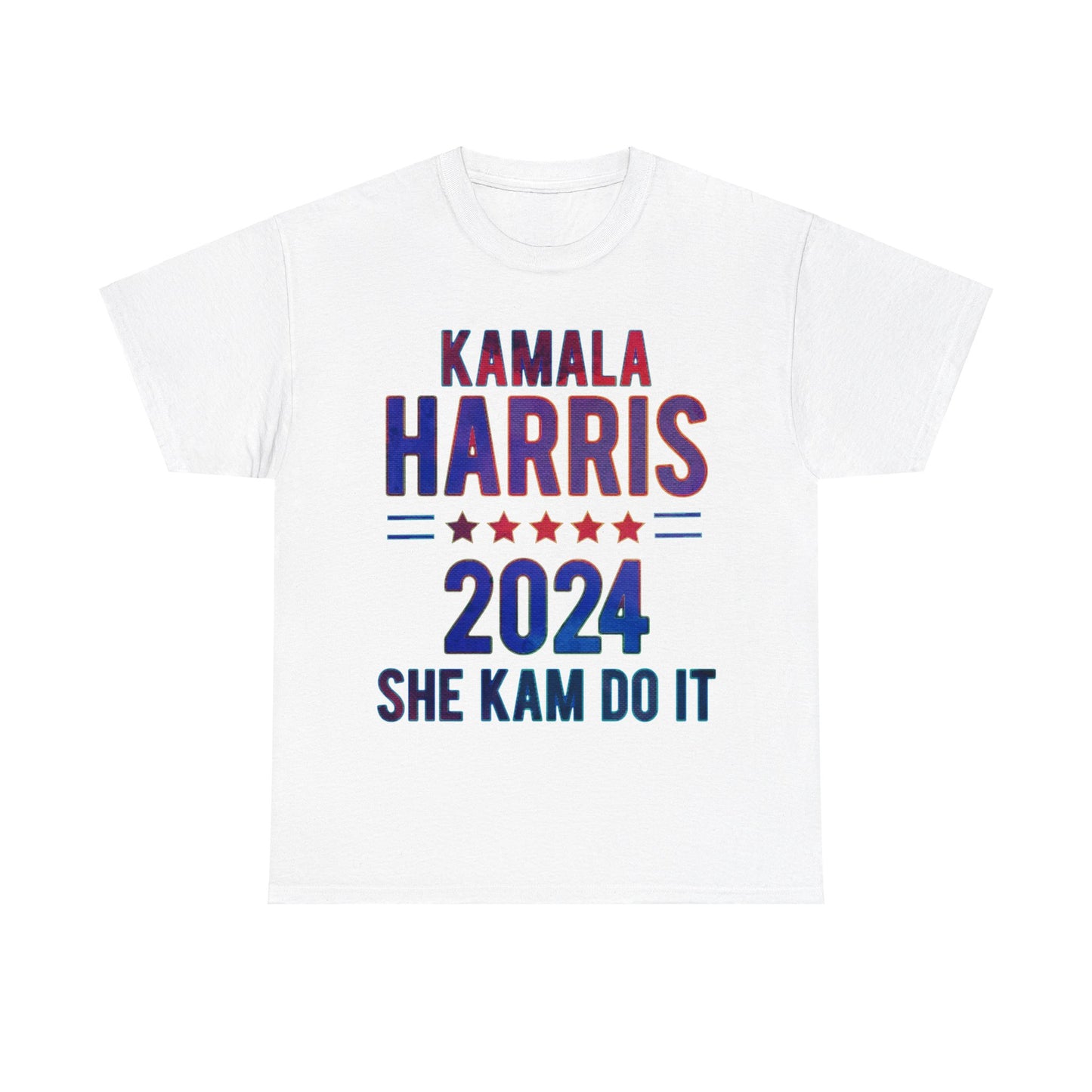 Kamala Harris 2024 Vote Supporter washed look Unisex Heavy Cotton Tee