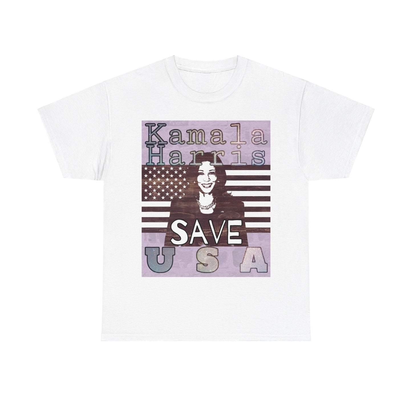 Kamala Harris For President Save USA Unisex Heavy Cotton Tee