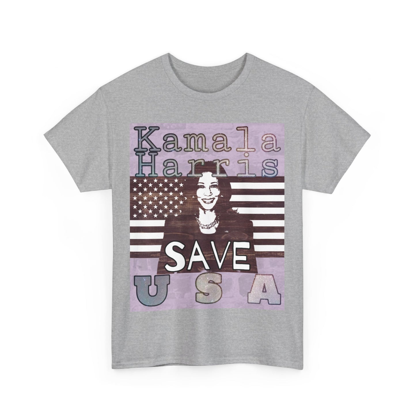 Kamala Harris For President Save USA Unisex Heavy Cotton Tee