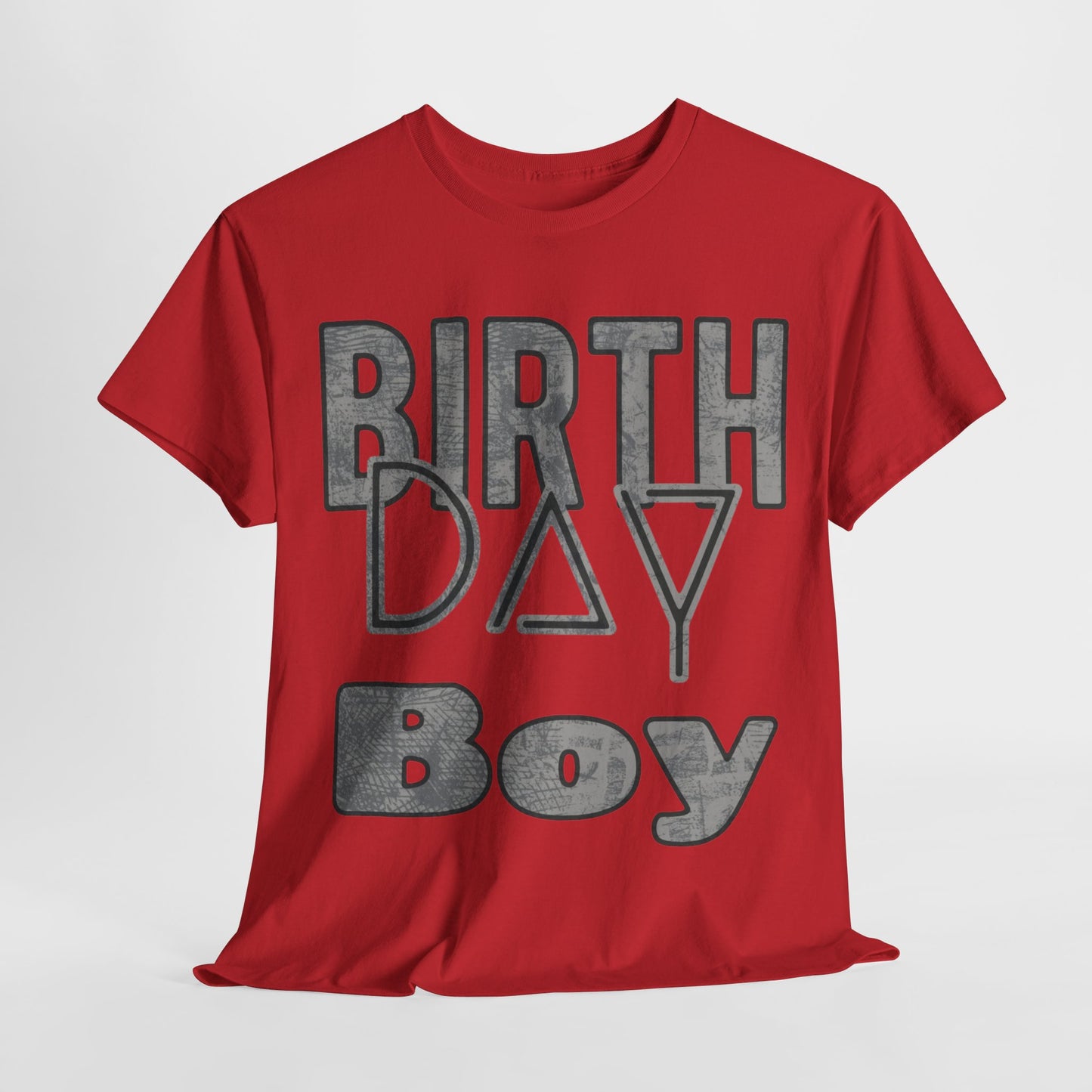 Birthday Boy Dark Washed Look Unisex Heavy Cotton Tee