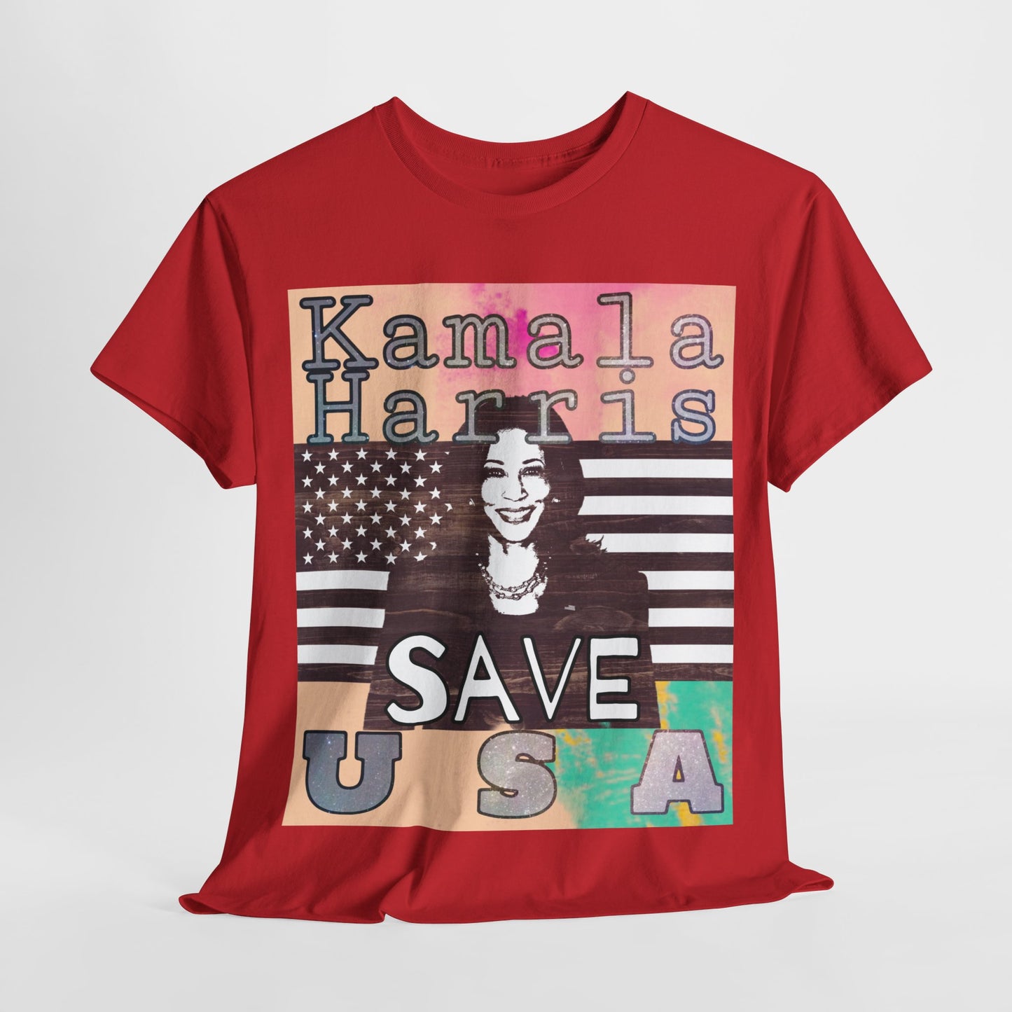 Kamala Harris For President Save USA Unisex Heavy Cotton Tee