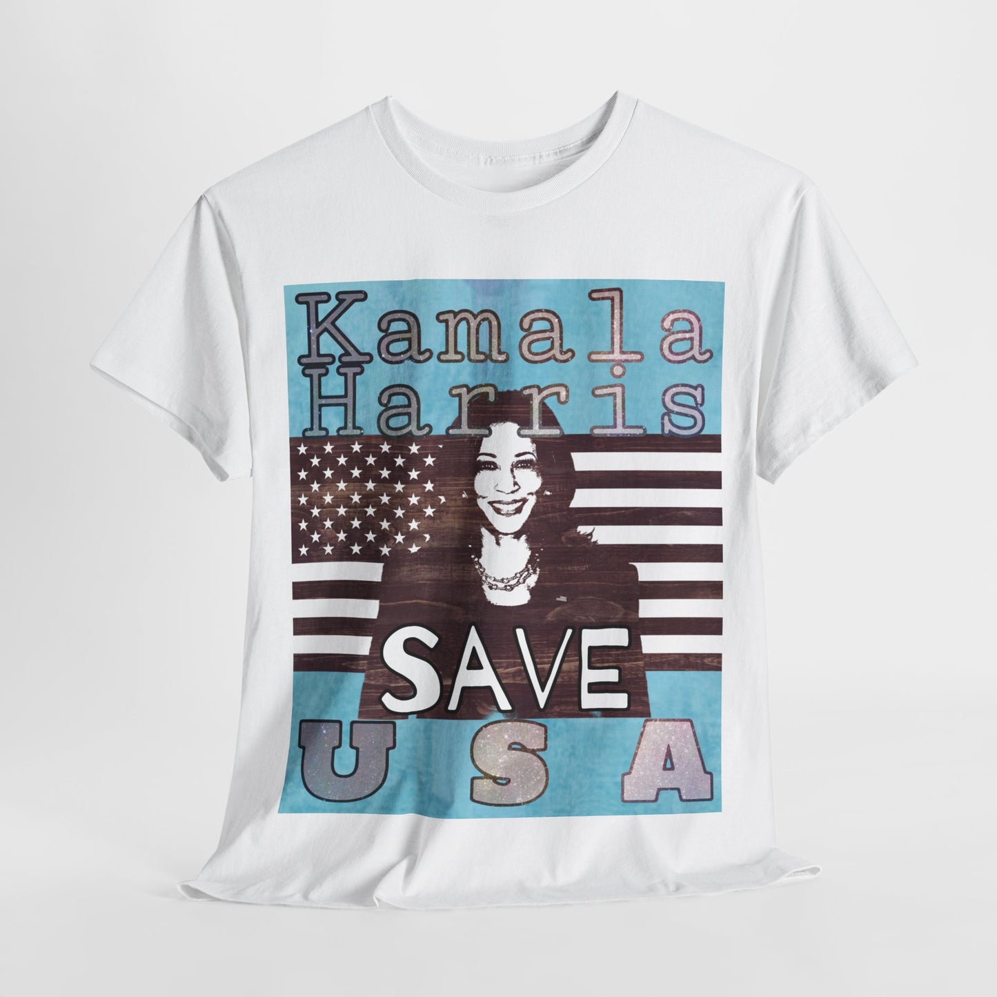 Kamala Harris For President Save USA Unisex Heavy Cotton Tee