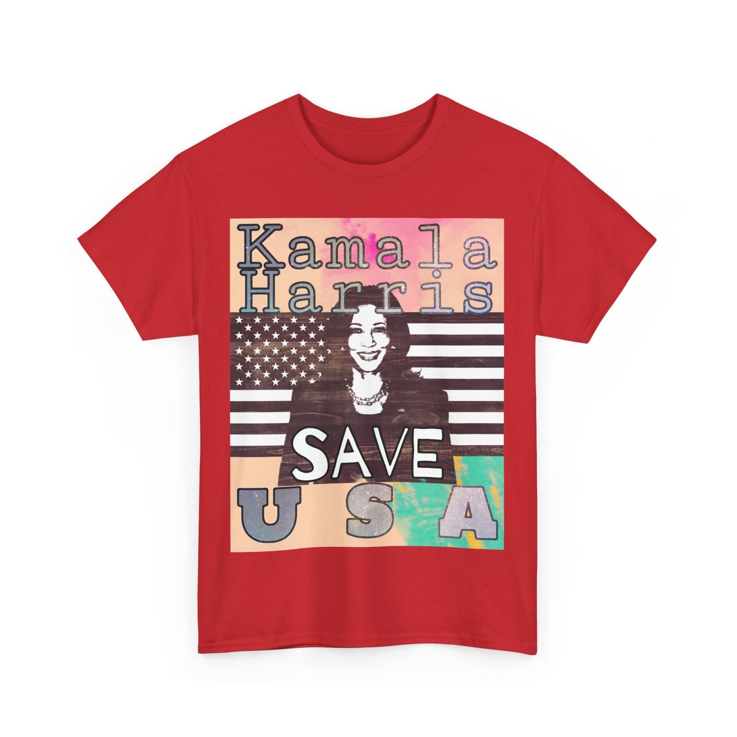 Kamala Harris For President Save USA Unisex Heavy Cotton Tee