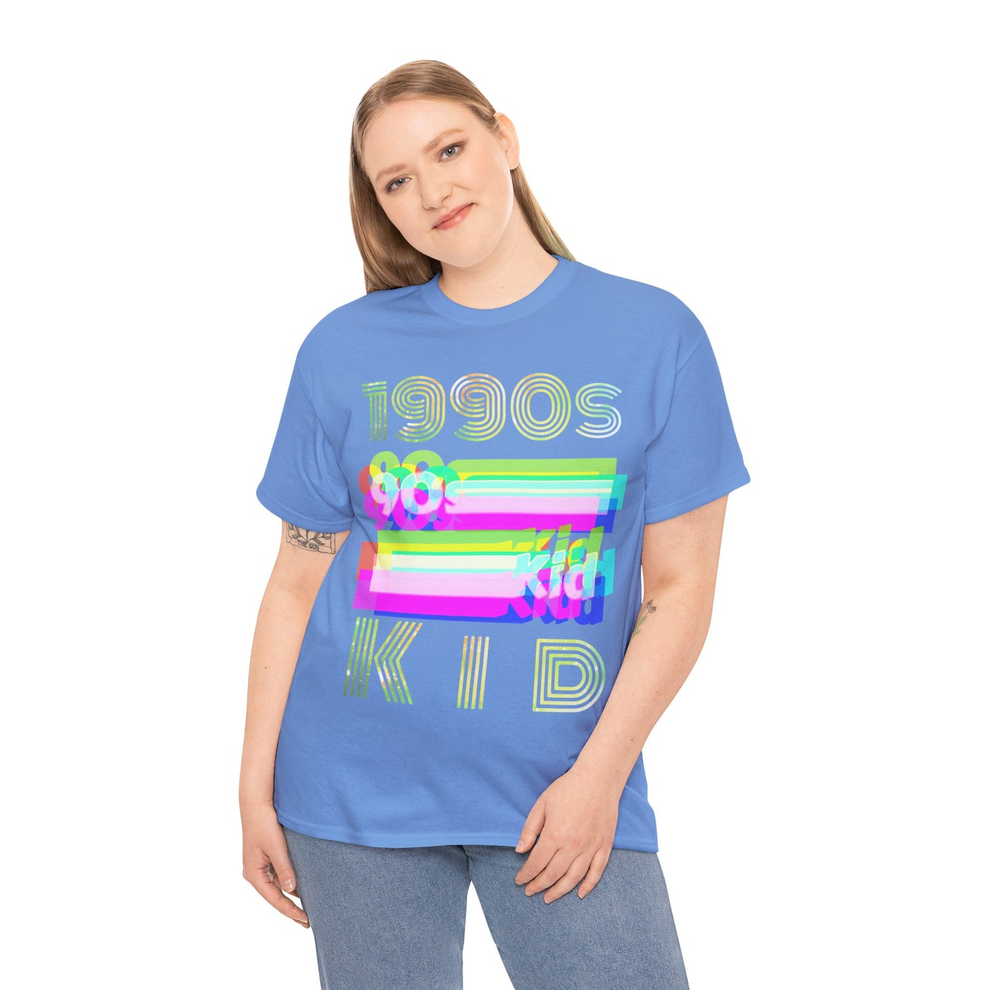 1990s kid decade party Unisex Heavy Cotton Tee