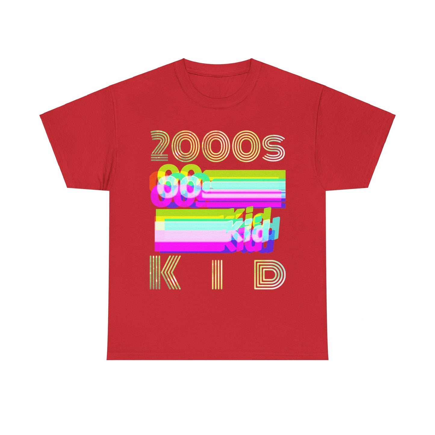 2000s kid 00s funky Unisex Heavy Cotton Tee