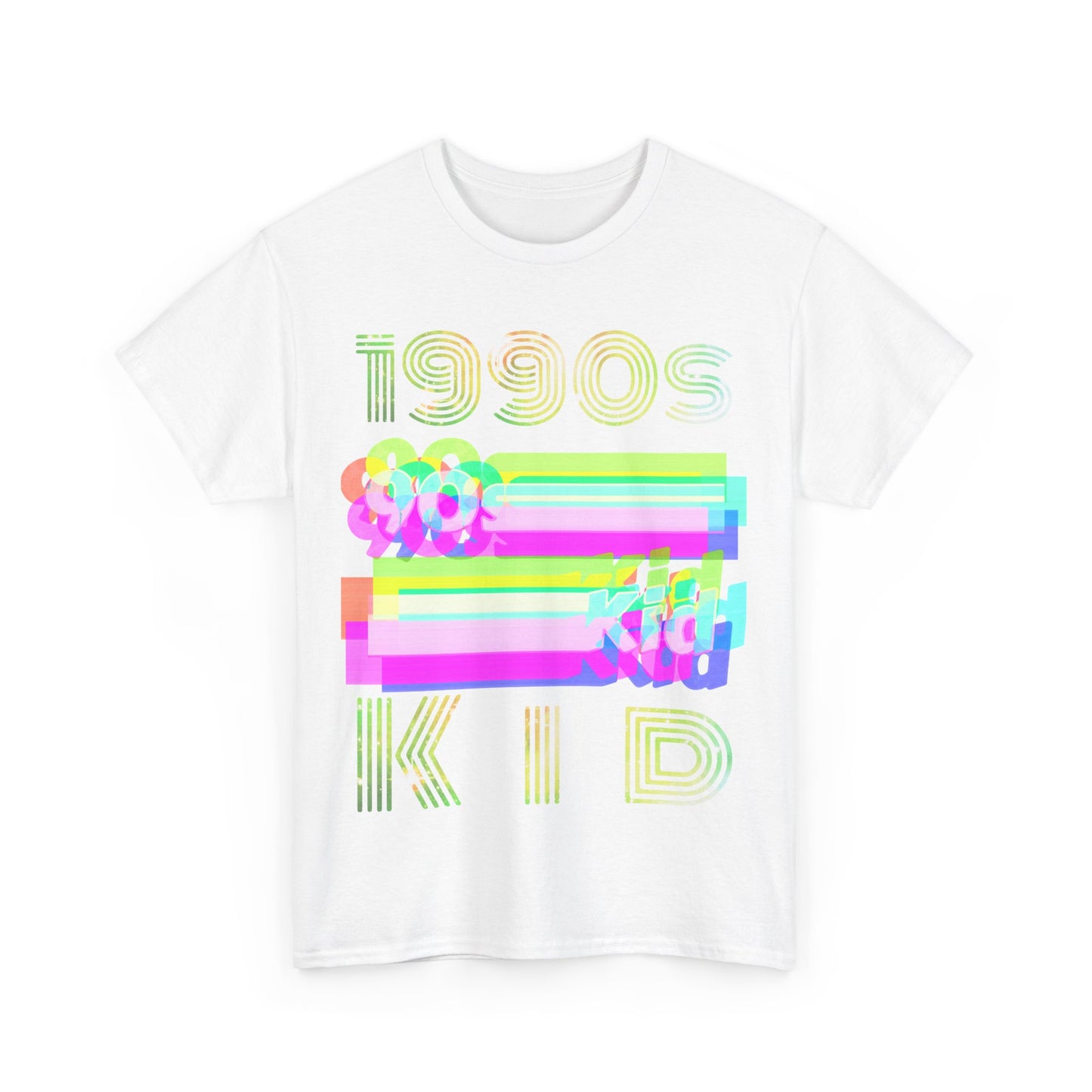 1990s kid decade party Unisex Heavy Cotton Tee