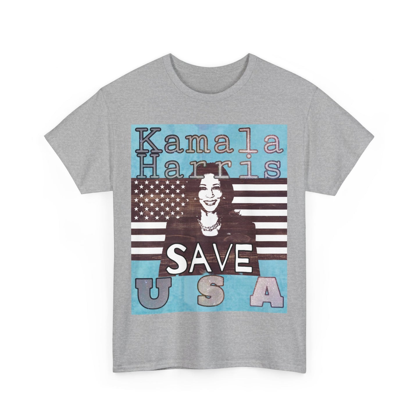 Kamala Harris For President Save USA Unisex Heavy Cotton Tee