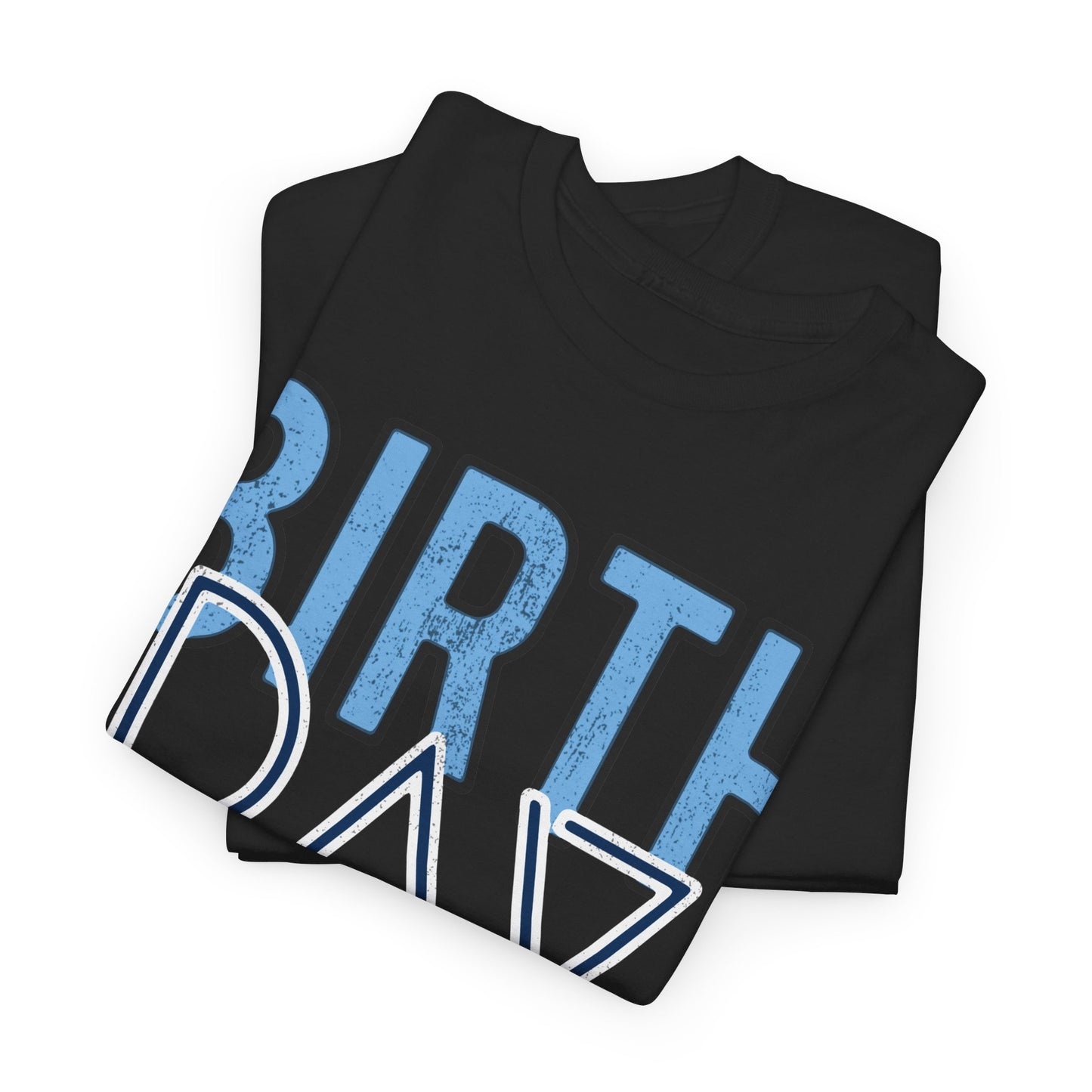 Birthday Boy Blue Washed Look Unisex Heavy Cotton Tee