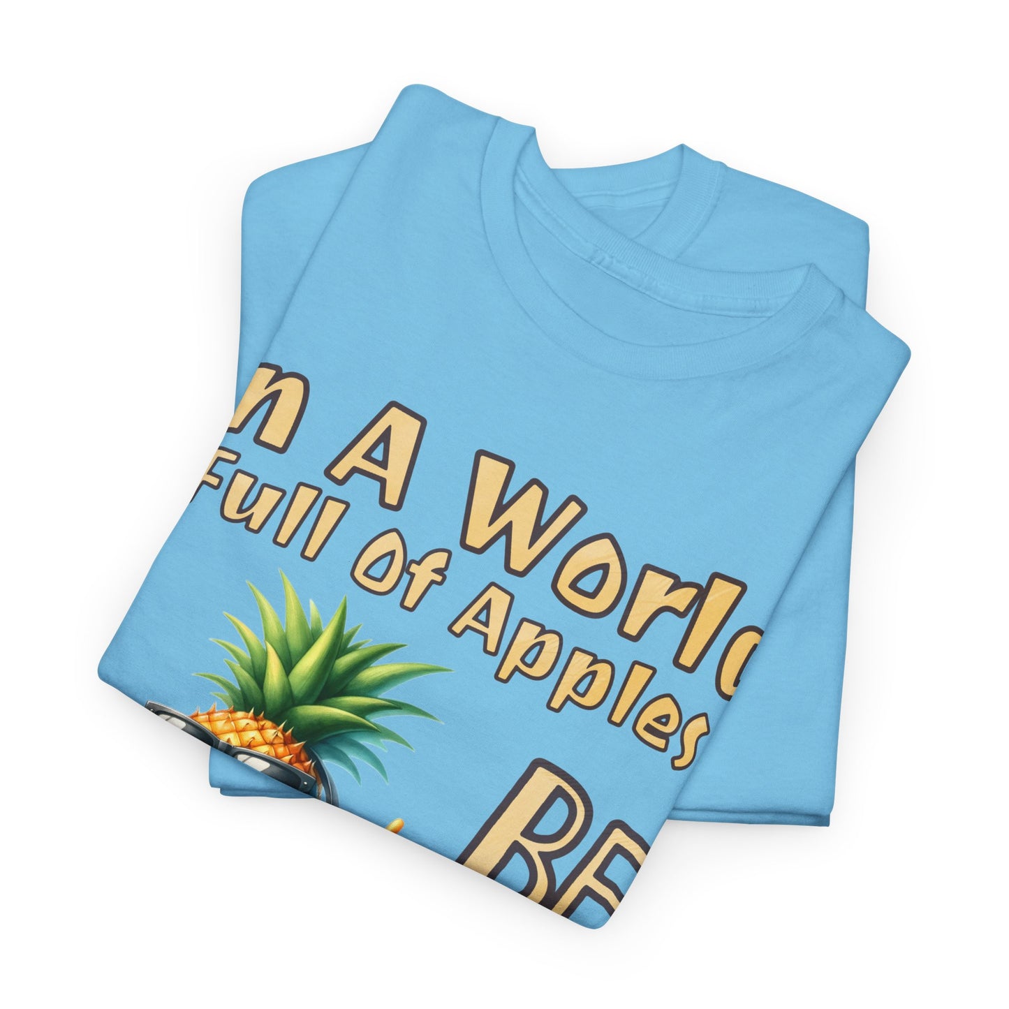 Cool Pineapple With Music & Speakers Unisex Heavy Cotton Tee