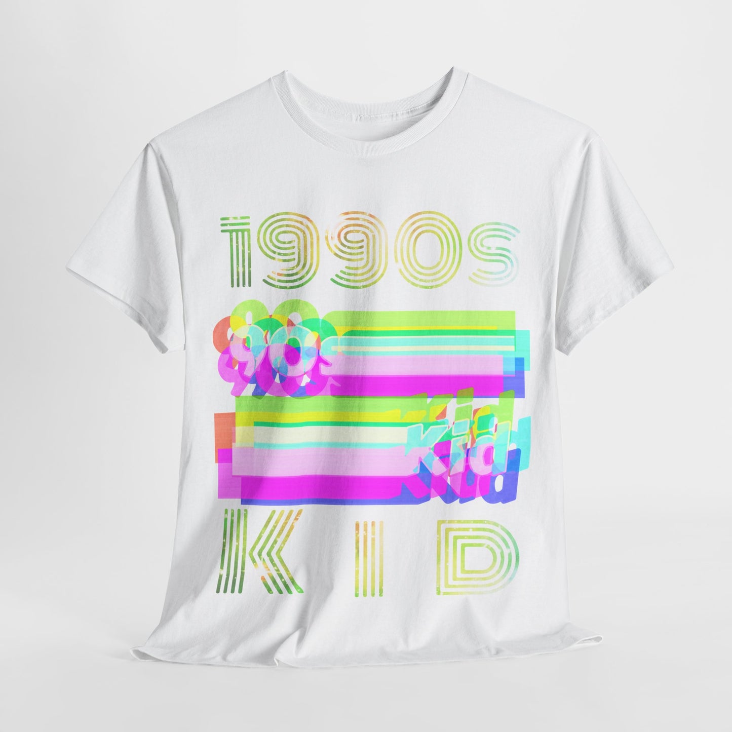 1990s kid decade party Unisex Heavy Cotton Tee