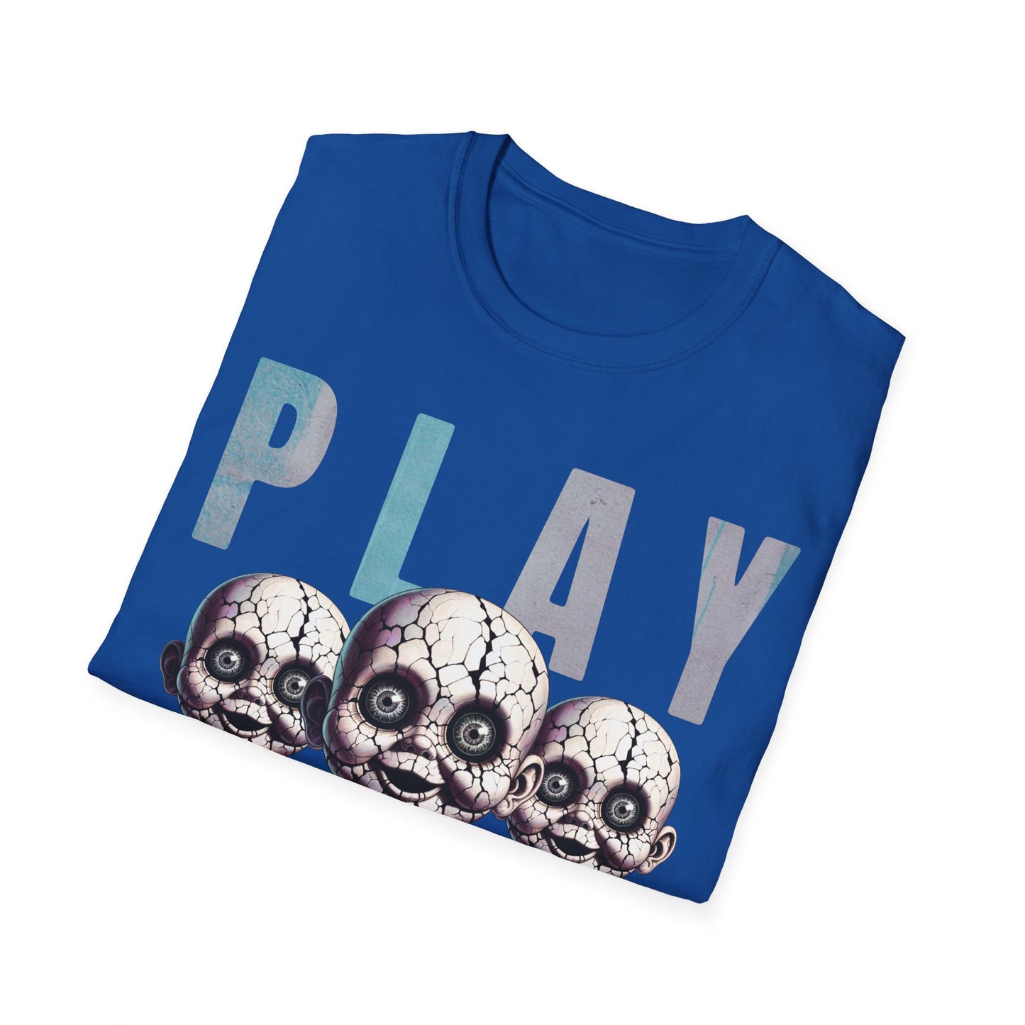 Creepy Scary Doll Play Time Halloween Trick or Treat Tshirt