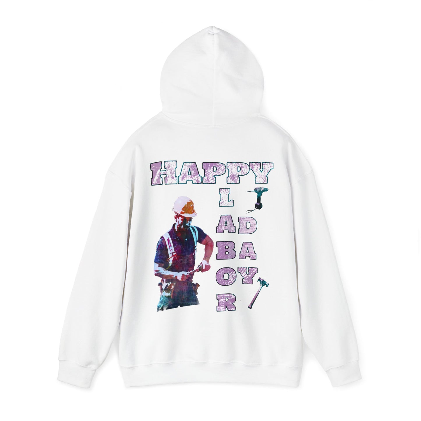 Happy Labor Day supporter Unisex Heavy Blend™ Hooded Sweatshirt