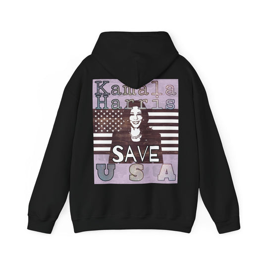 Kamala Harris For President Save USA Unisex Heavy Blend™ Hooded Sweatshirt