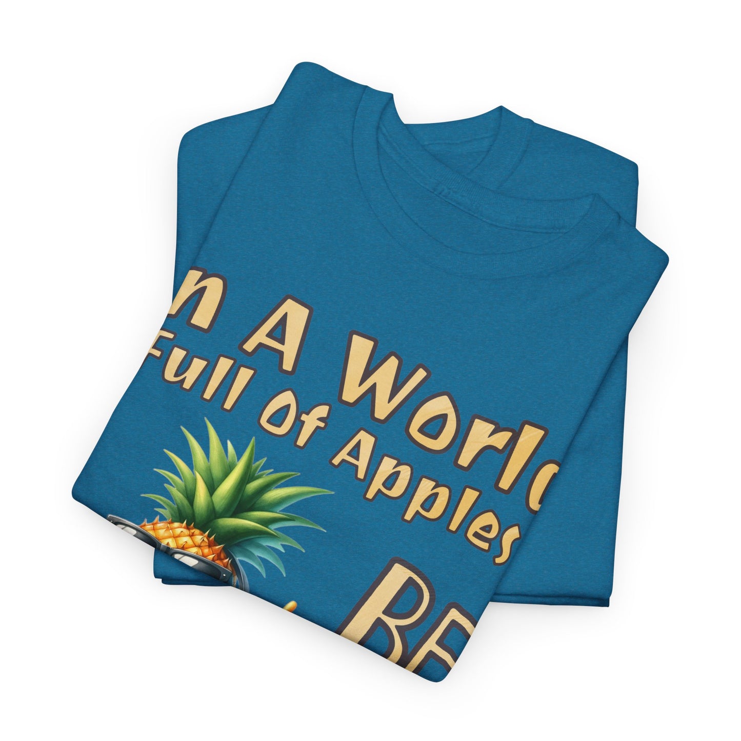 Cool Pineapple With Music & Speakers Unisex Heavy Cotton Tee