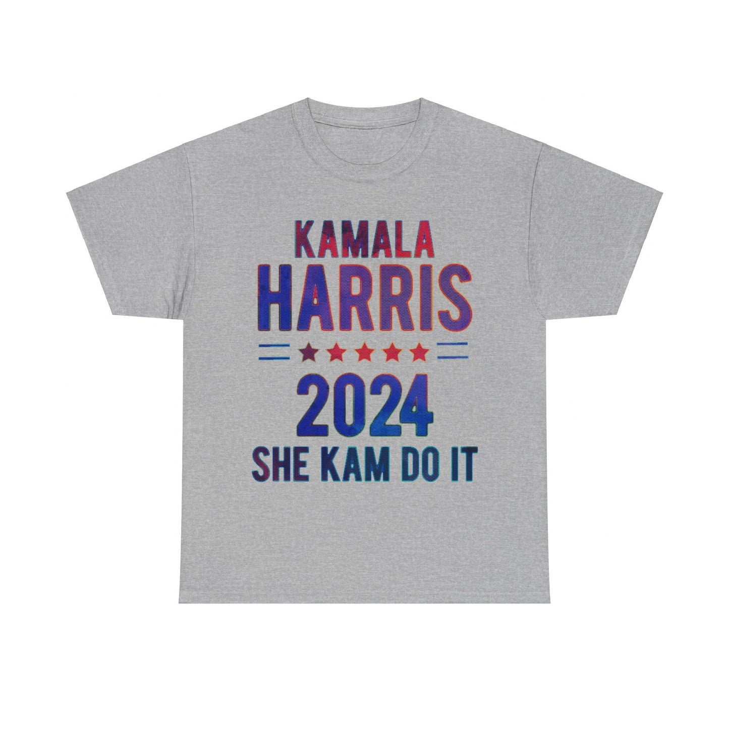 Kamala Harris 2024 Vote Supporter washed look Unisex Heavy Cotton Tee