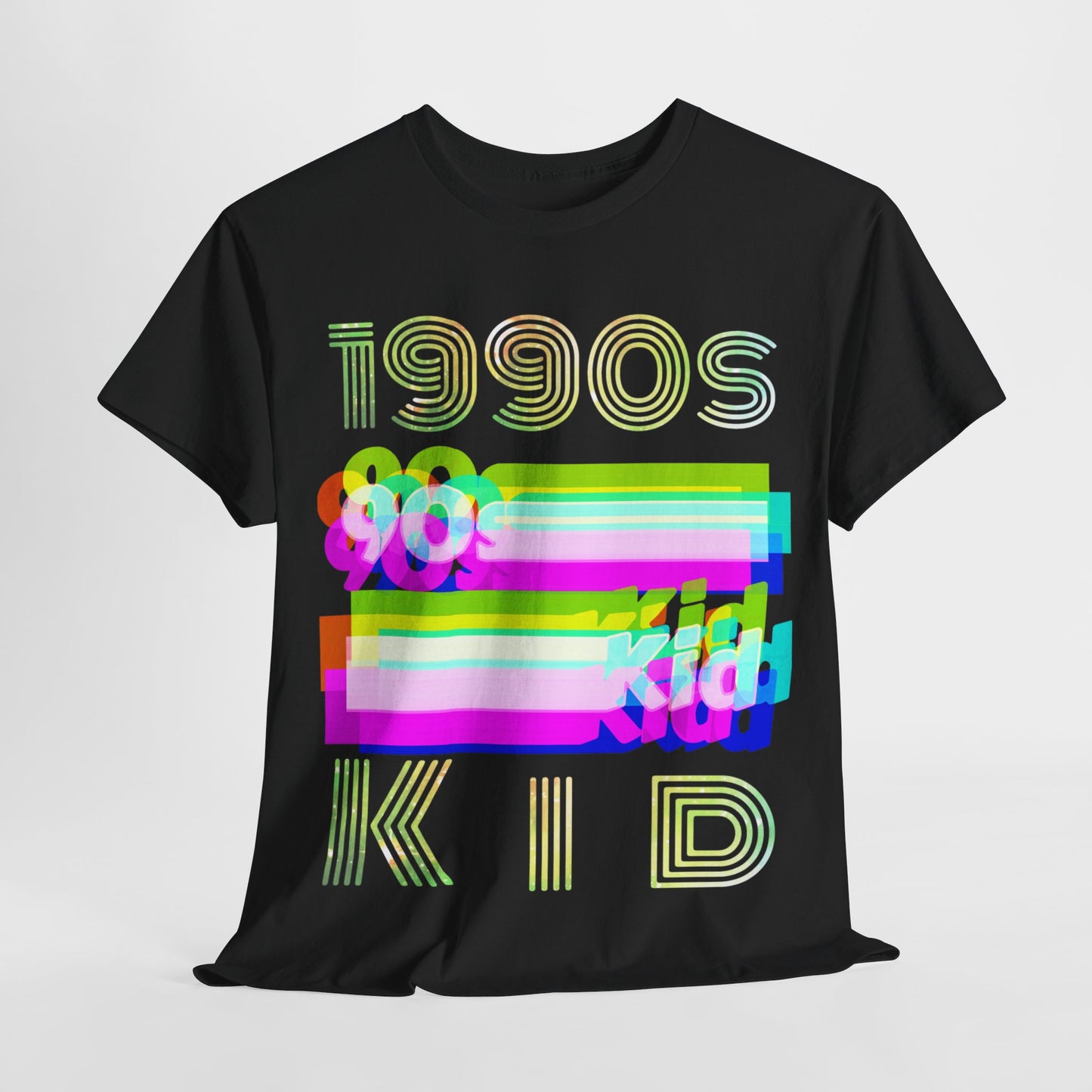 1990s kid decade party Unisex Heavy Cotton Tee