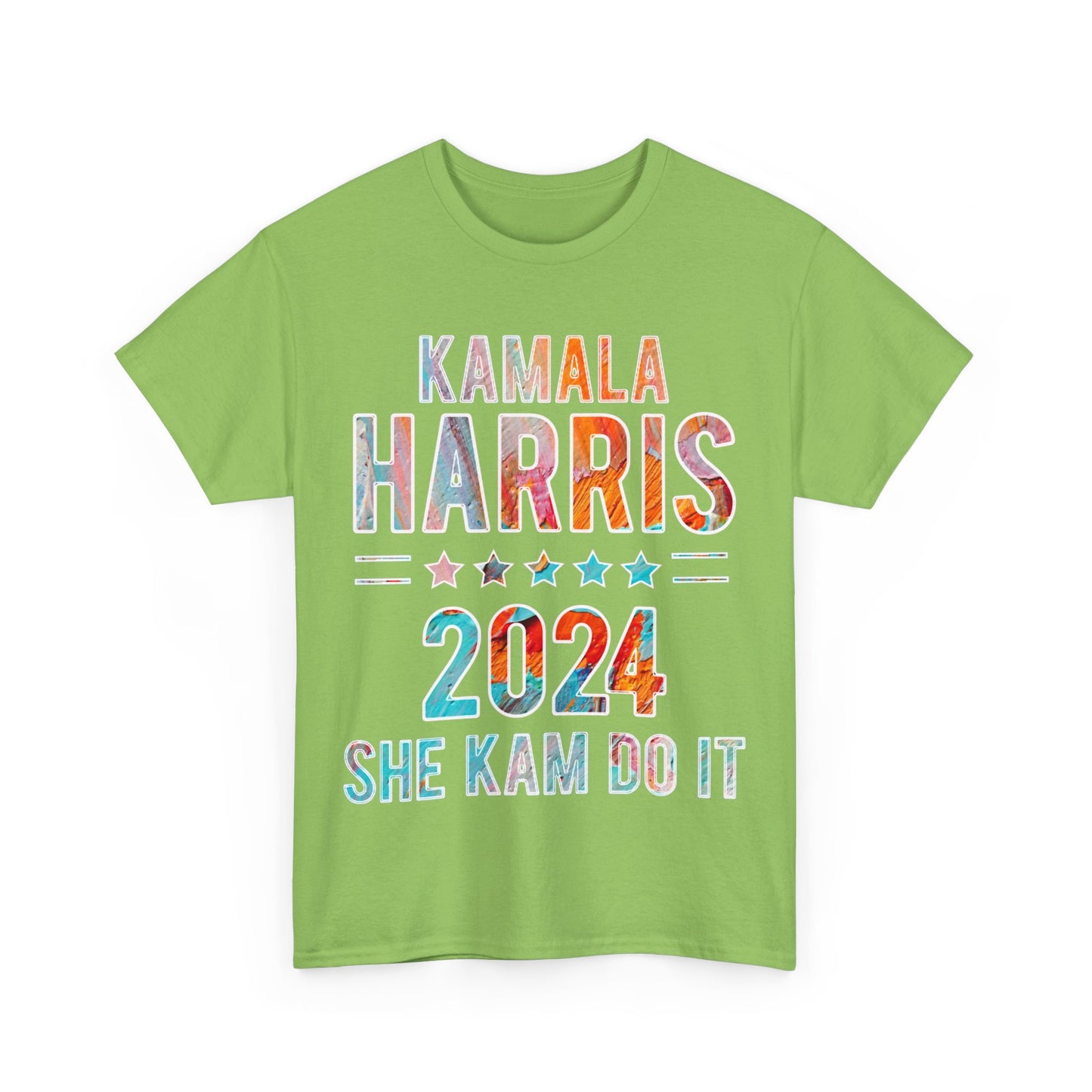 Kamala Harris 2024 Vote Supporter pretty unusual Unisex Heavy Cotton Tee