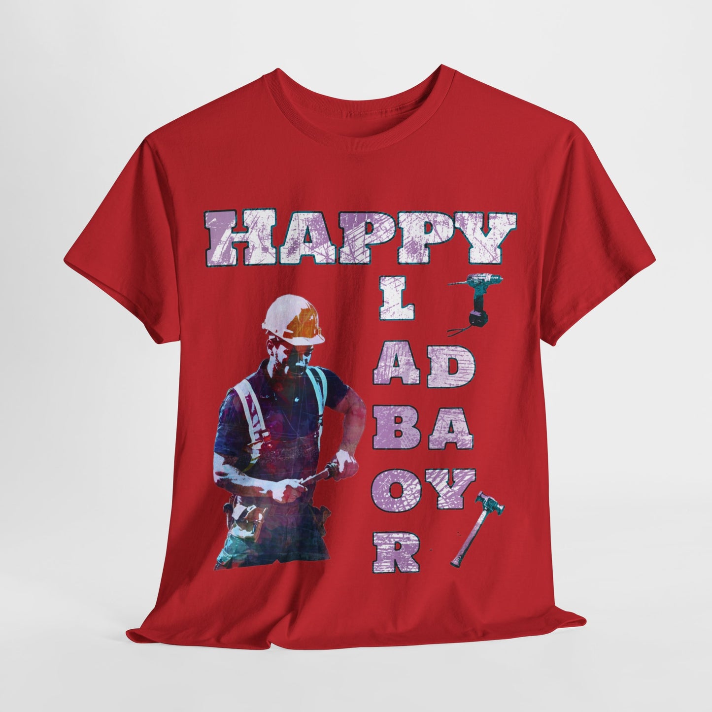 Happy Labor Day National Holiday supporters Unisex Heavy Cotton Tee