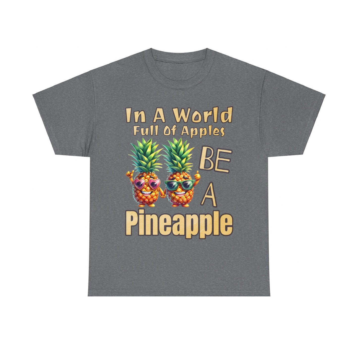 Cool Pineapple Couple Mr & Mrs Unisex Heavy Cotton Tee