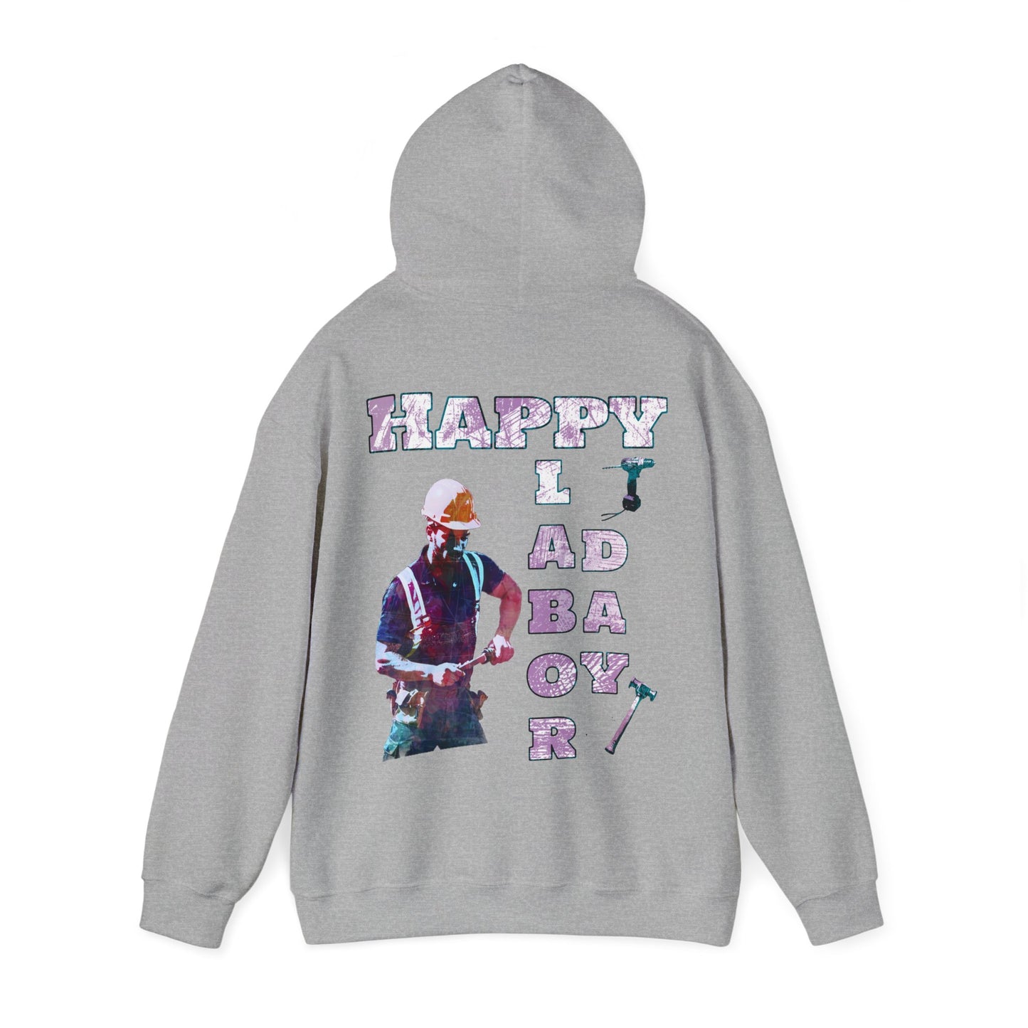 Happy Labor Day supporter Unisex Heavy Blend™ Hooded Sweatshirt