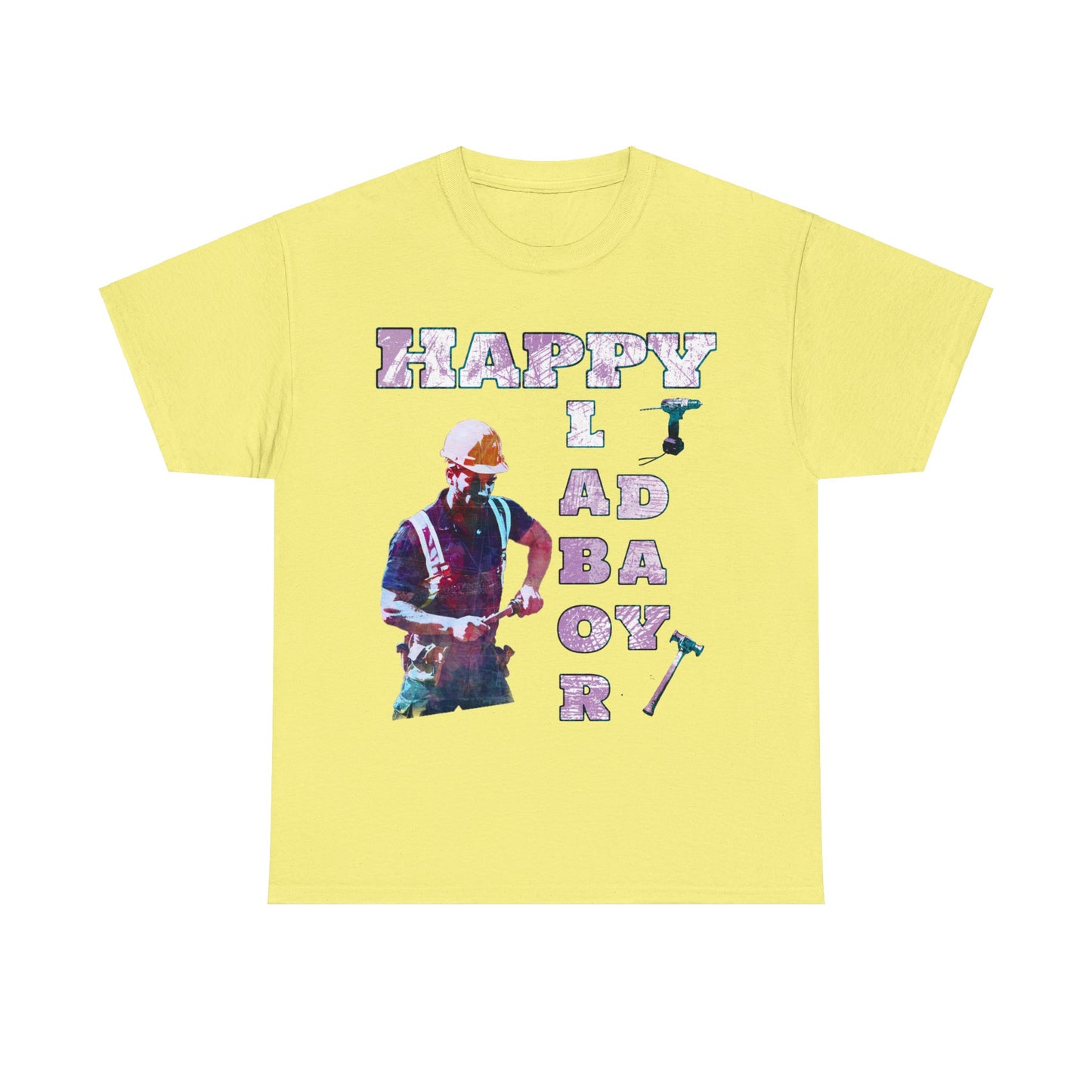 Happy Labor Day National Holiday supporters Unisex Heavy Cotton Tee