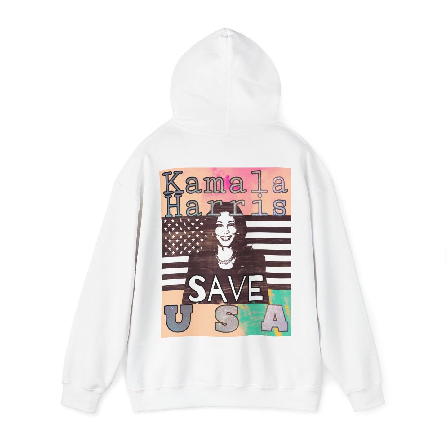 Kamala Harris For President Save USA Unisex Heavy Blend™ Hooded Sweatshirt