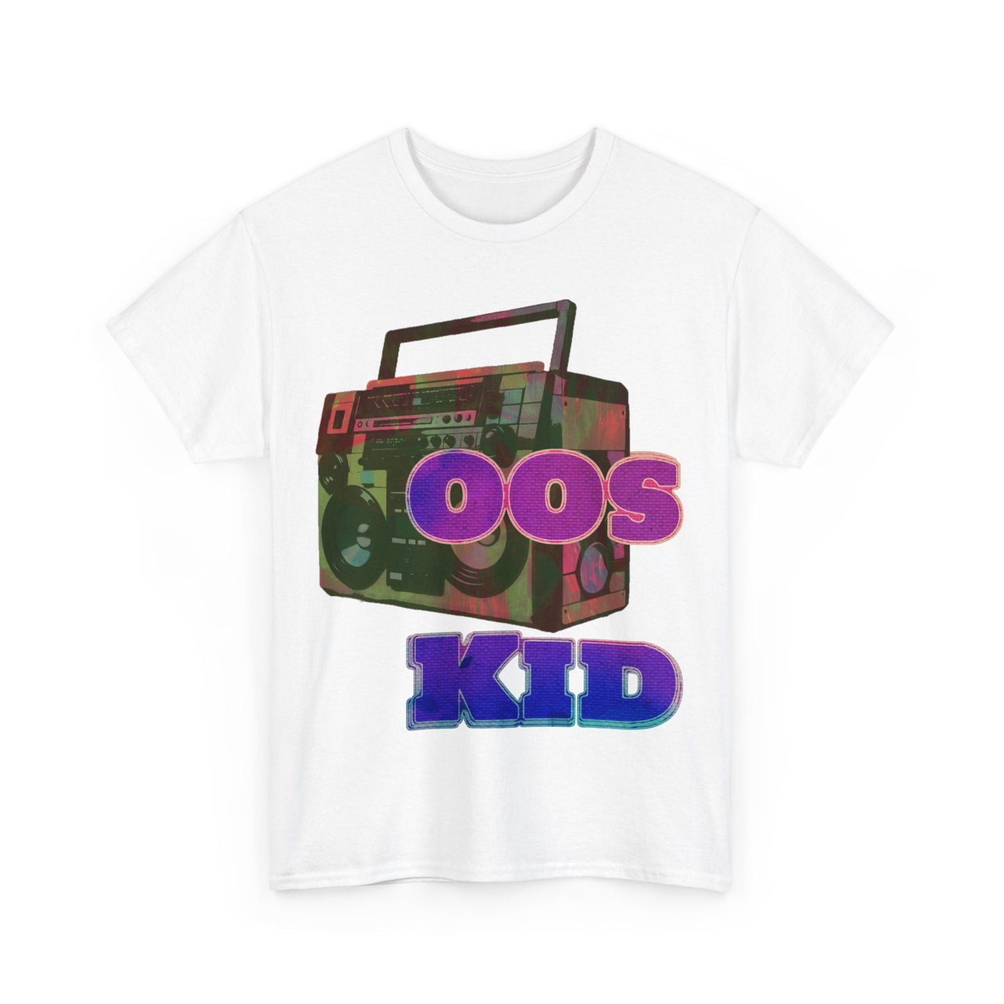 00s Kid Stunning Boombox design Unisex Heavy Cotton Tee