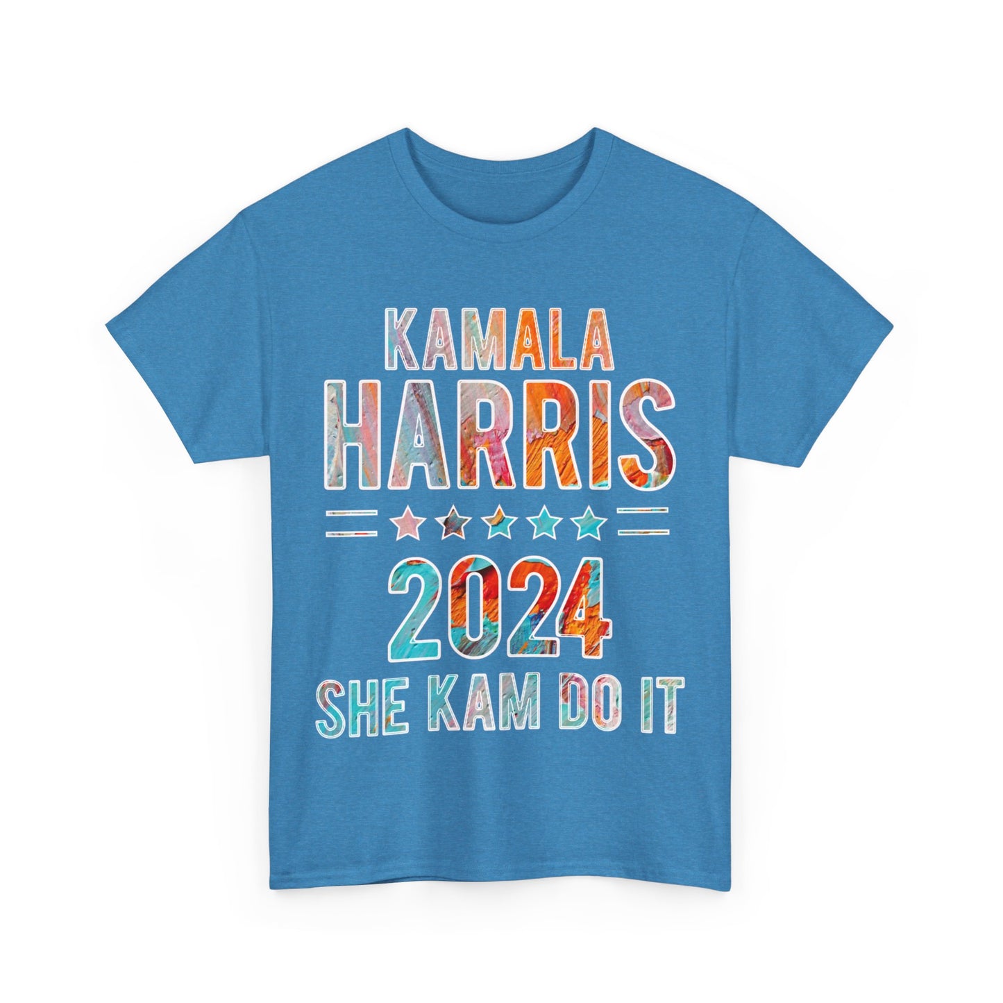 Kamala Harris 2024 Vote Supporter pretty unusual Unisex Heavy Cotton Tee