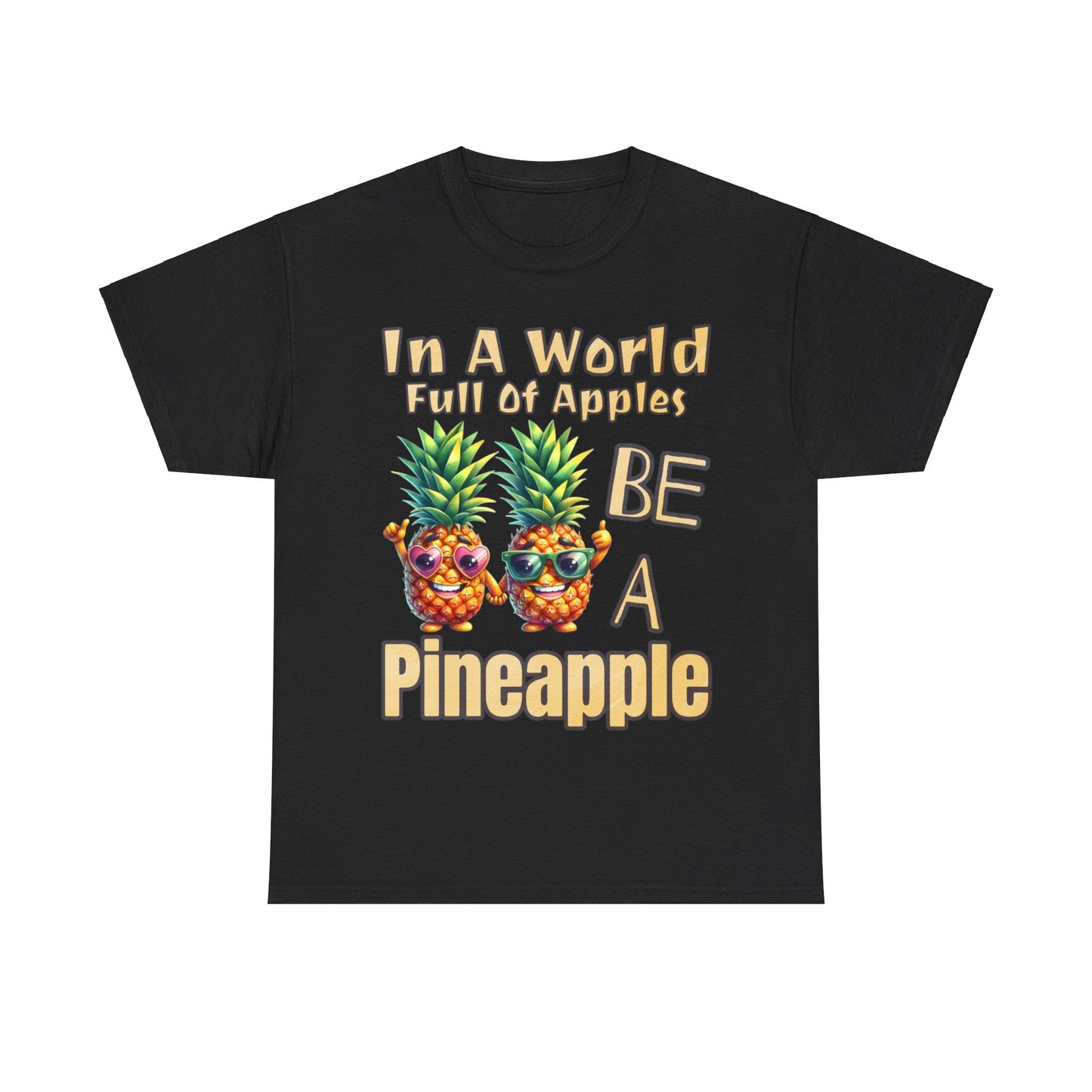 Cool Pineapple Couple Mr & Mrs Unisex Heavy Cotton Tee