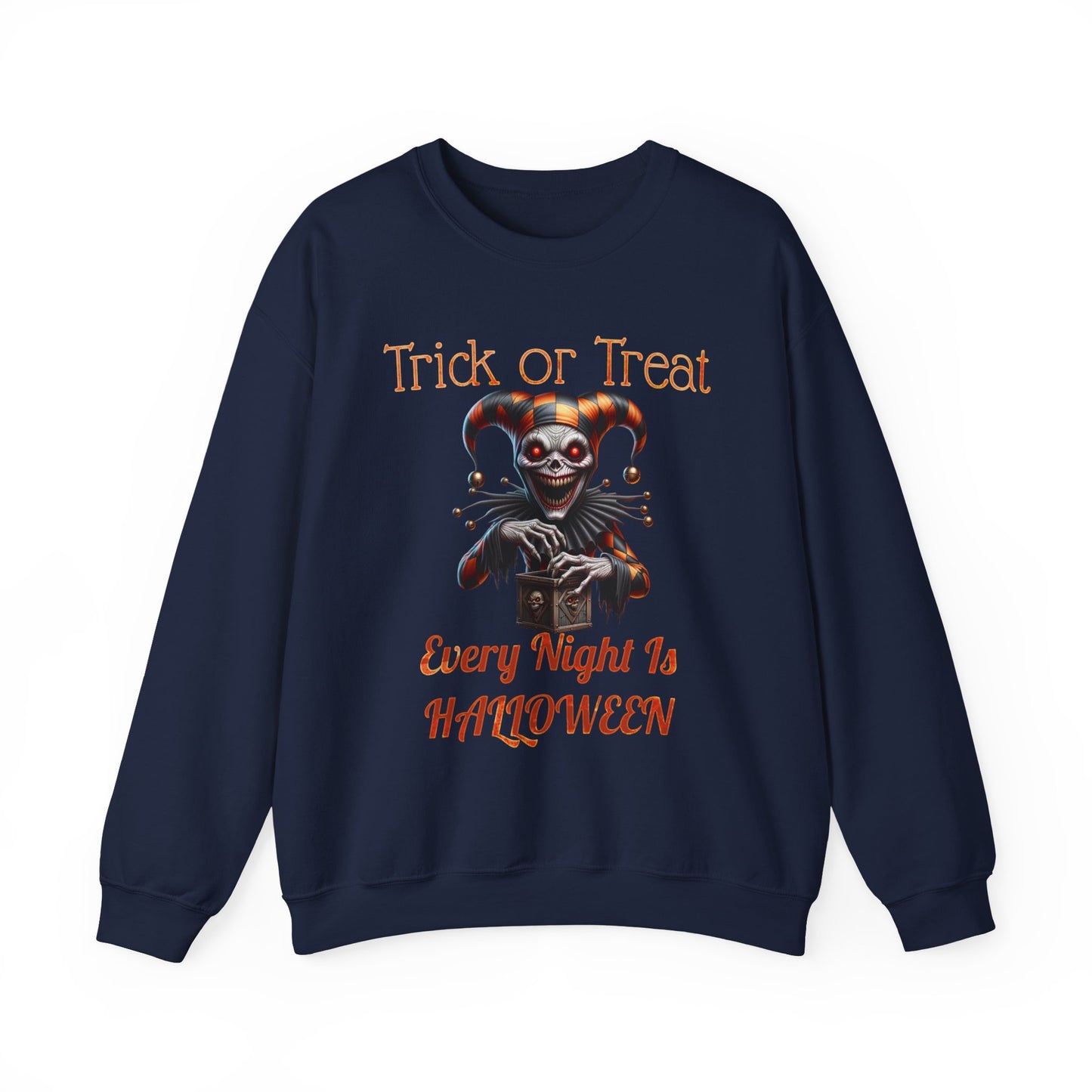 Halloween Evil Clown Every Night Is Halloween Sweatshirt