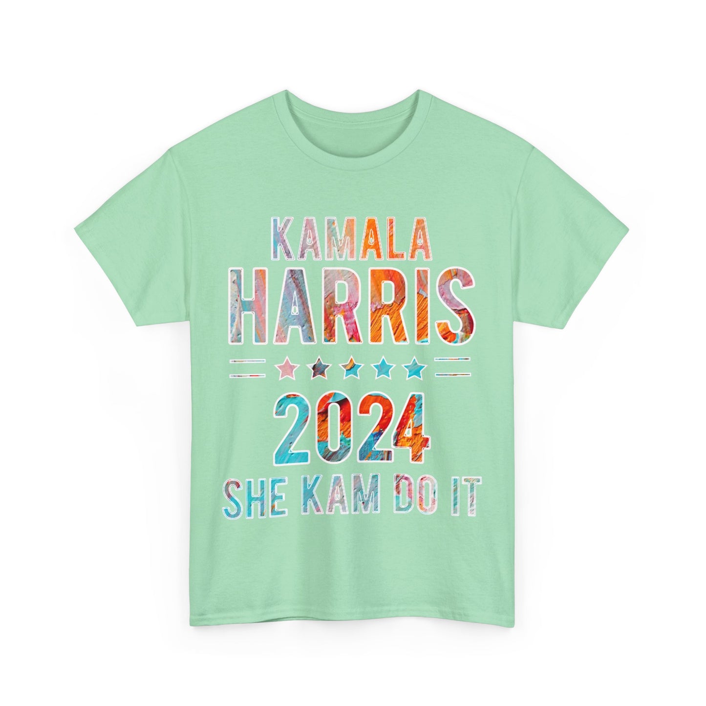 Kamala Harris 2024 Vote Supporter pretty unusual Unisex Heavy Cotton Tee