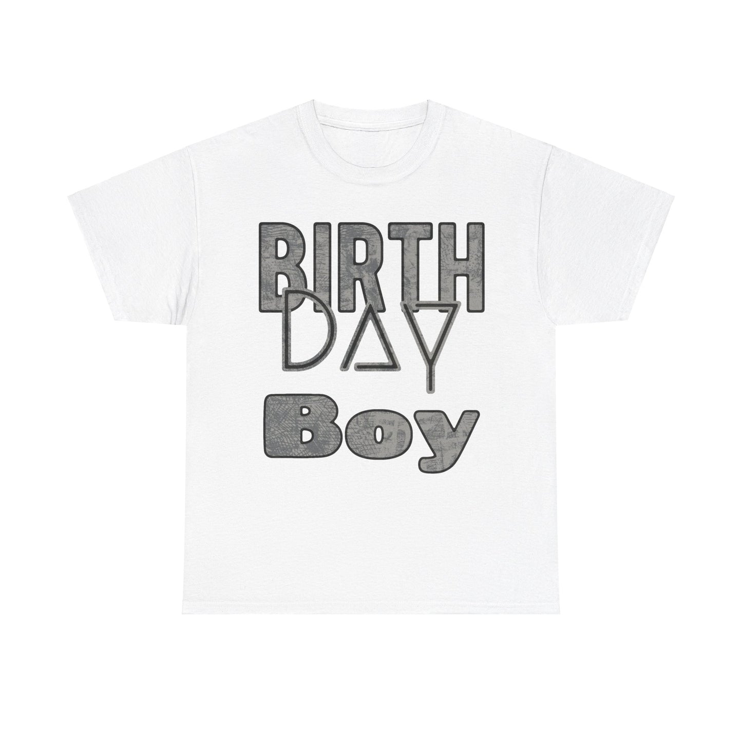 Birthday Boy Dark Washed Look Unisex Heavy Cotton Tee