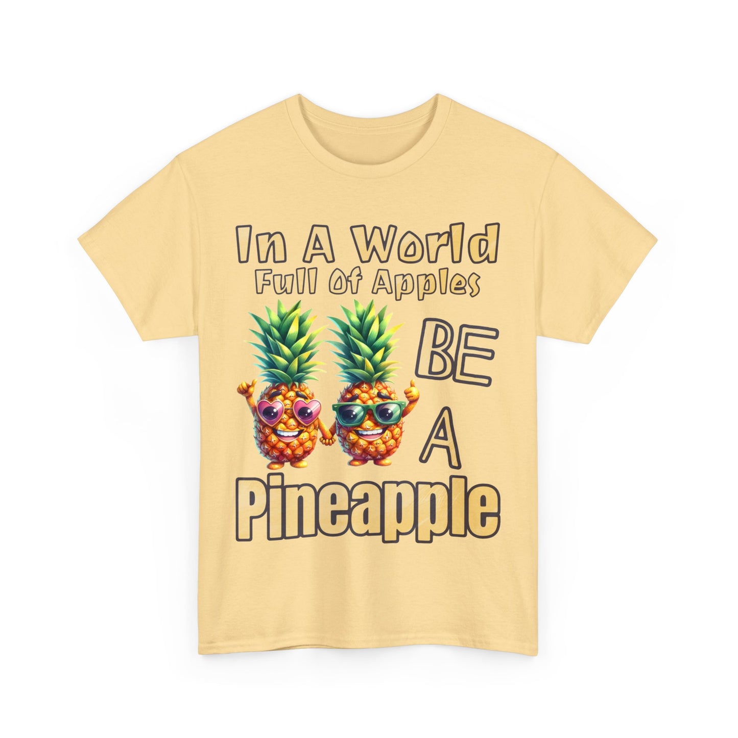 Cool Pineapple Couple Mr & Mrs Unisex Heavy Cotton Tee