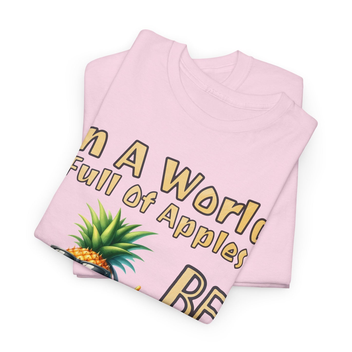 Cool Pineapple With Music & Speakers Unisex Heavy Cotton Tee