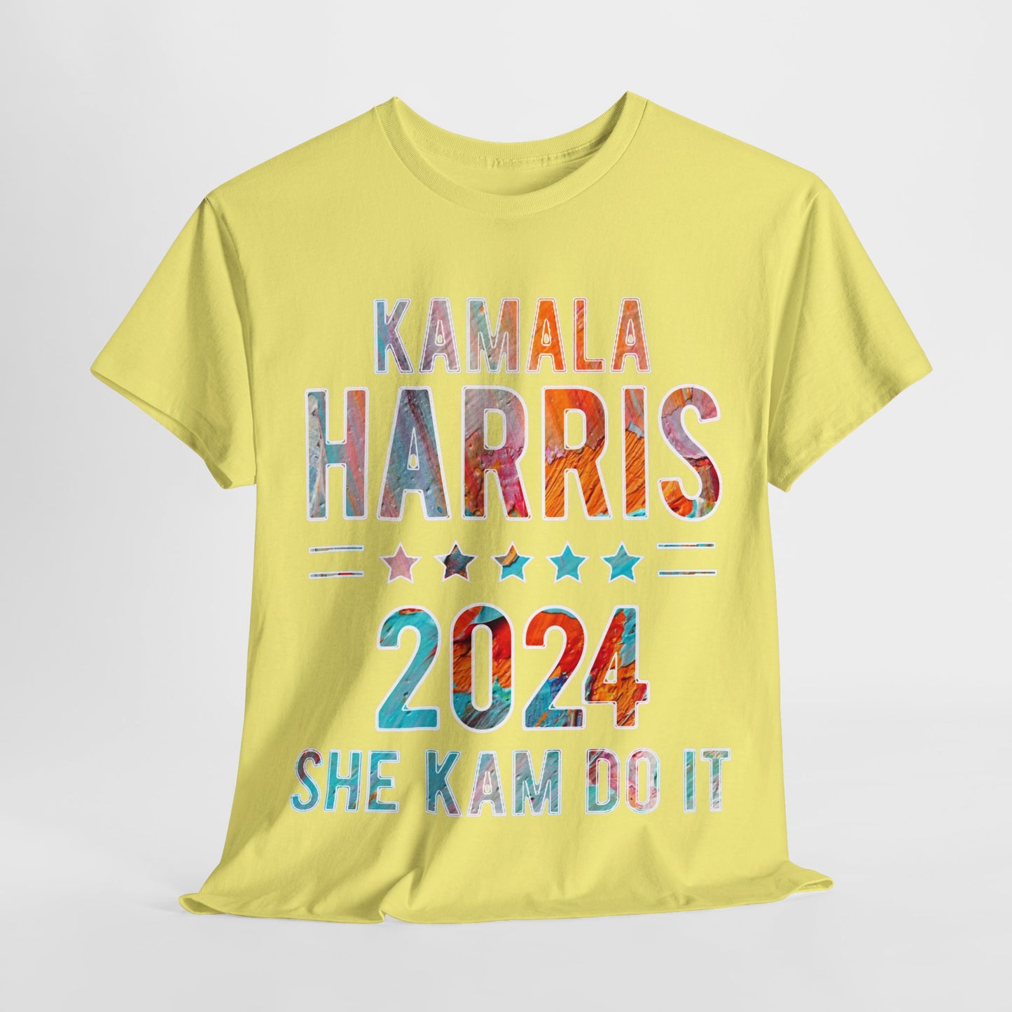 Kamala Harris 2024 Vote Supporter pretty unusual Unisex Heavy Cotton Tee