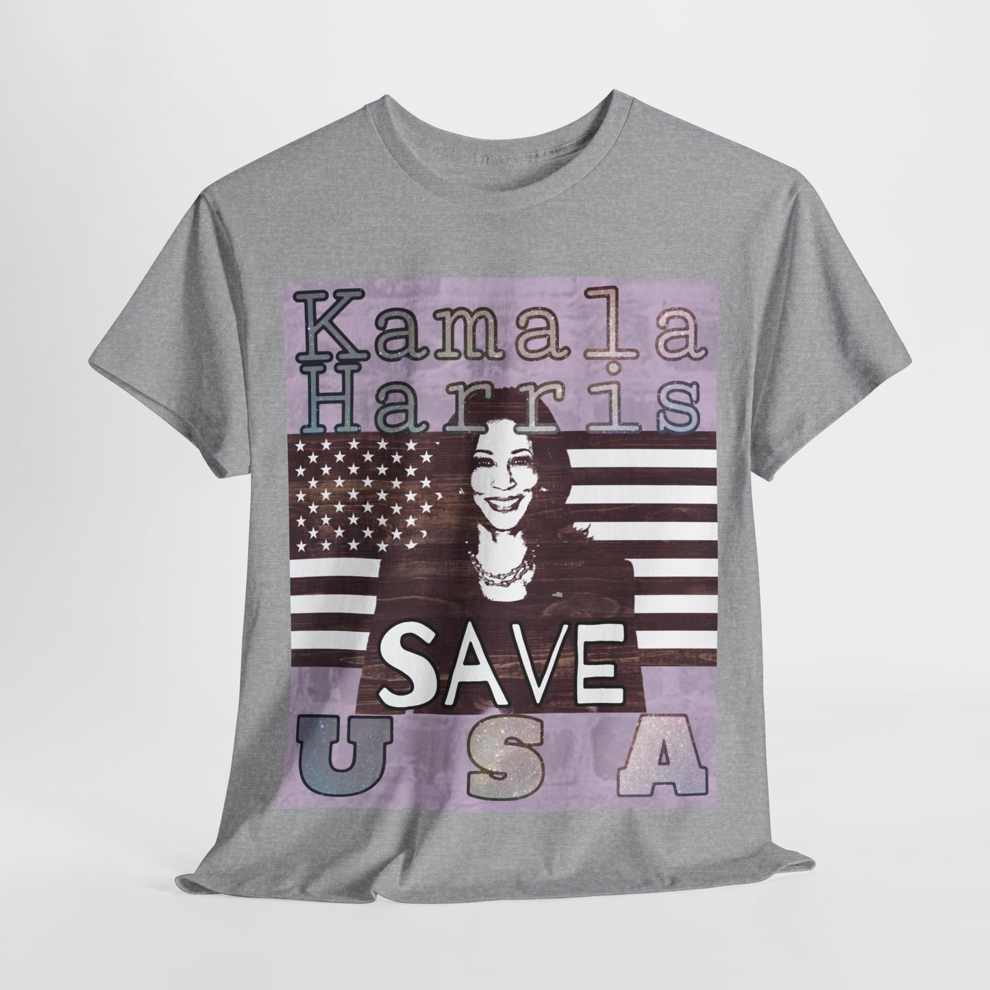 Kamala Harris For President Save USA Unisex Heavy Cotton Tee