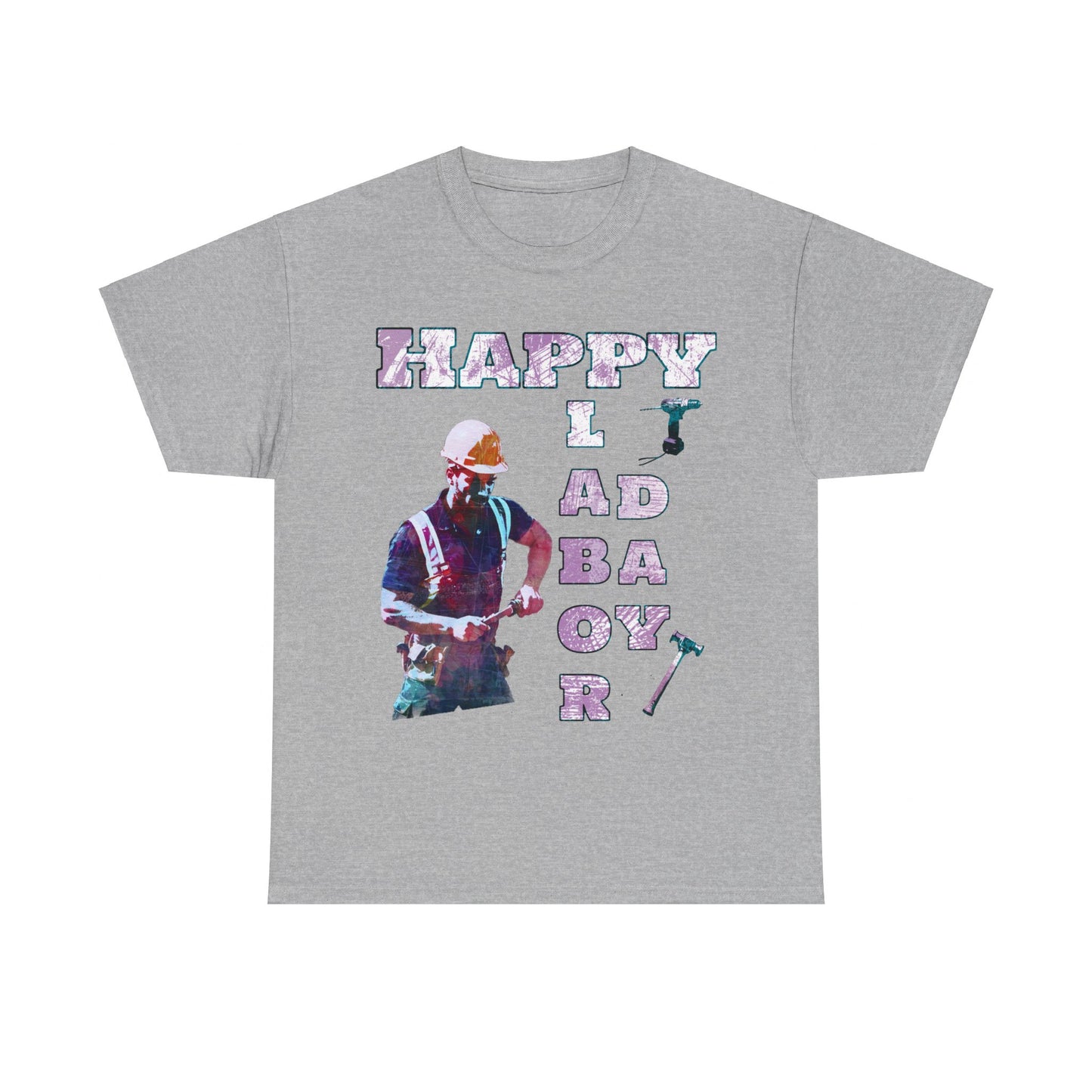 Happy Labor Day National Holiday supporters Unisex Heavy Cotton Tee