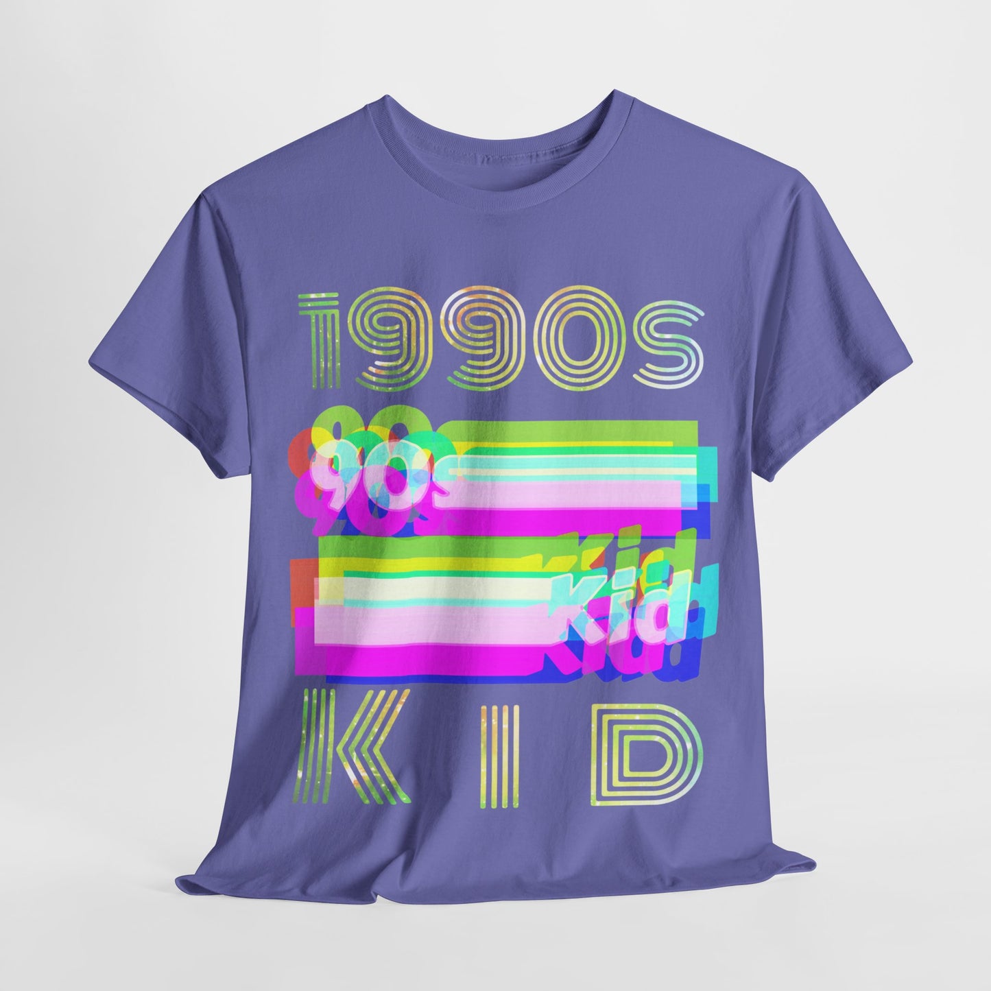 1990s kid decade party Unisex Heavy Cotton Tee