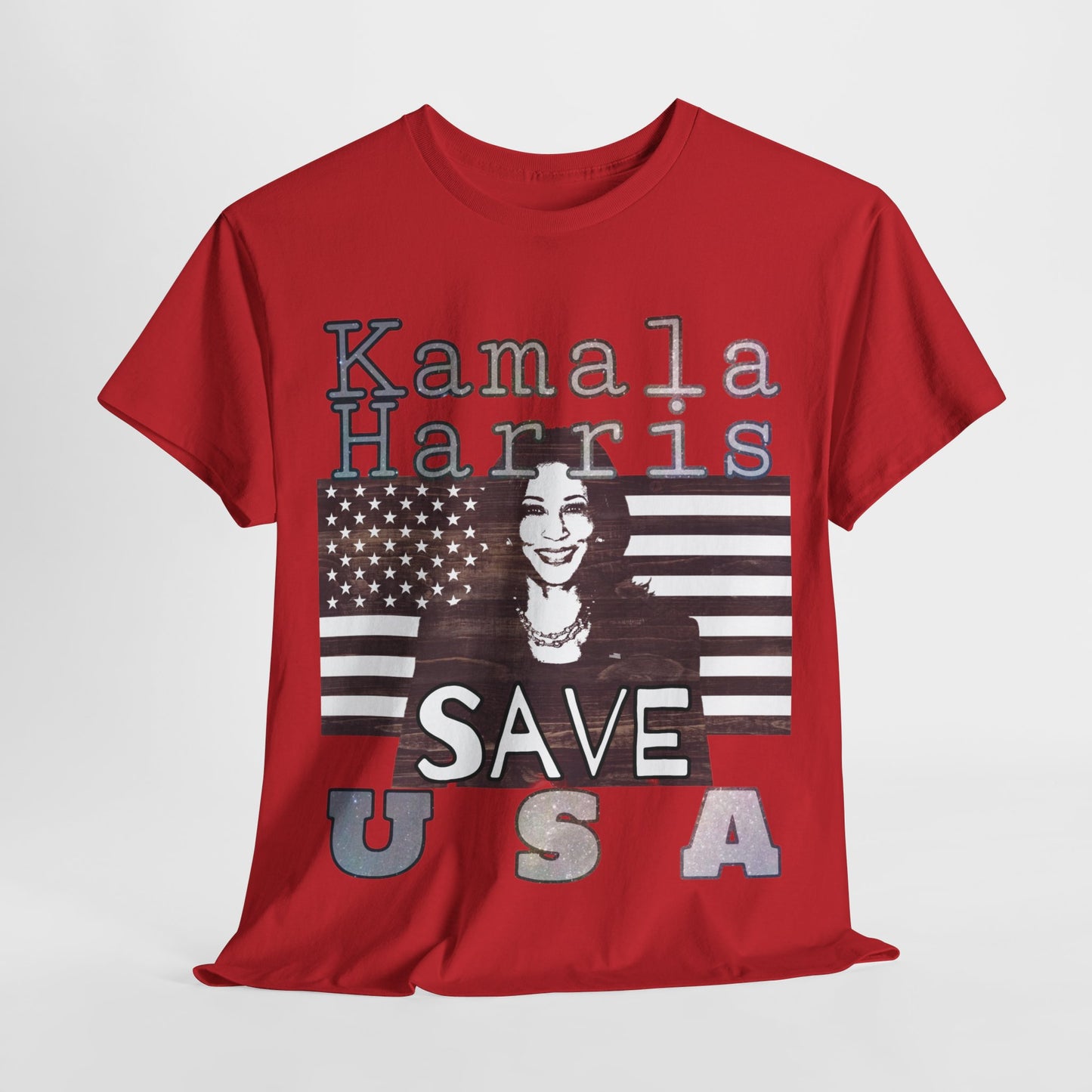 Kamala Harris For President Save USA Unisex Heavy Cotton Tee