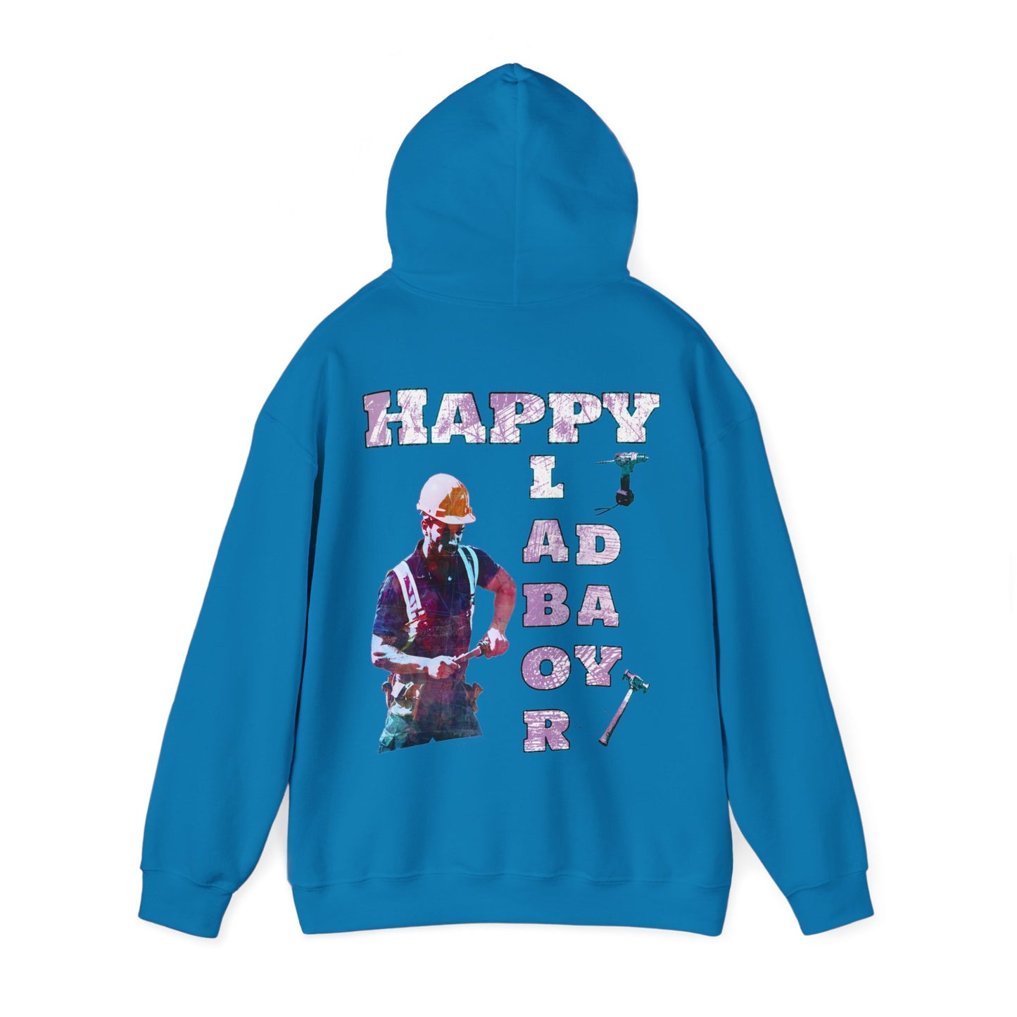 Happy Labor Day supporter Unisex Heavy Blend™ Hooded Sweatshirt