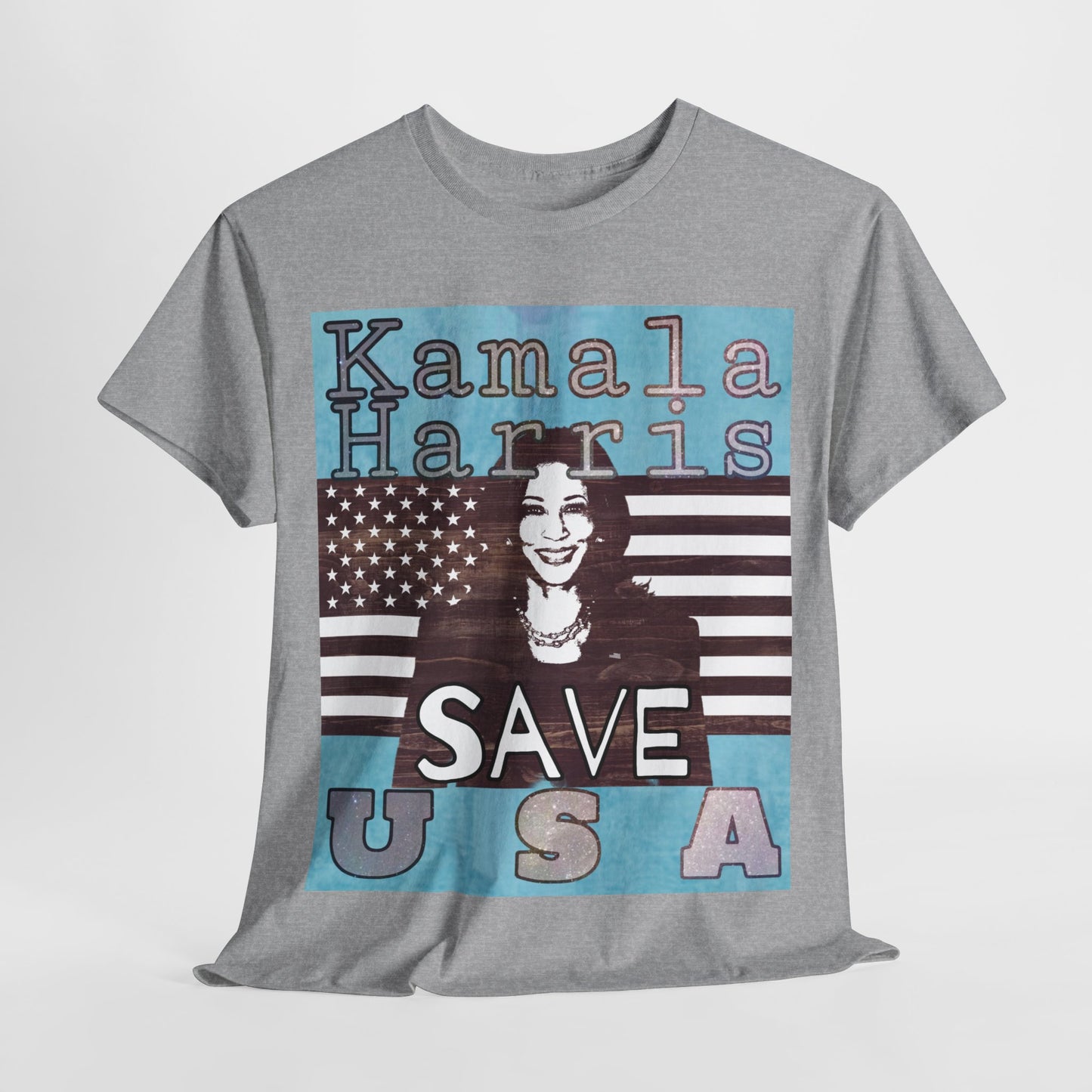 Kamala Harris For President Save USA Unisex Heavy Cotton Tee