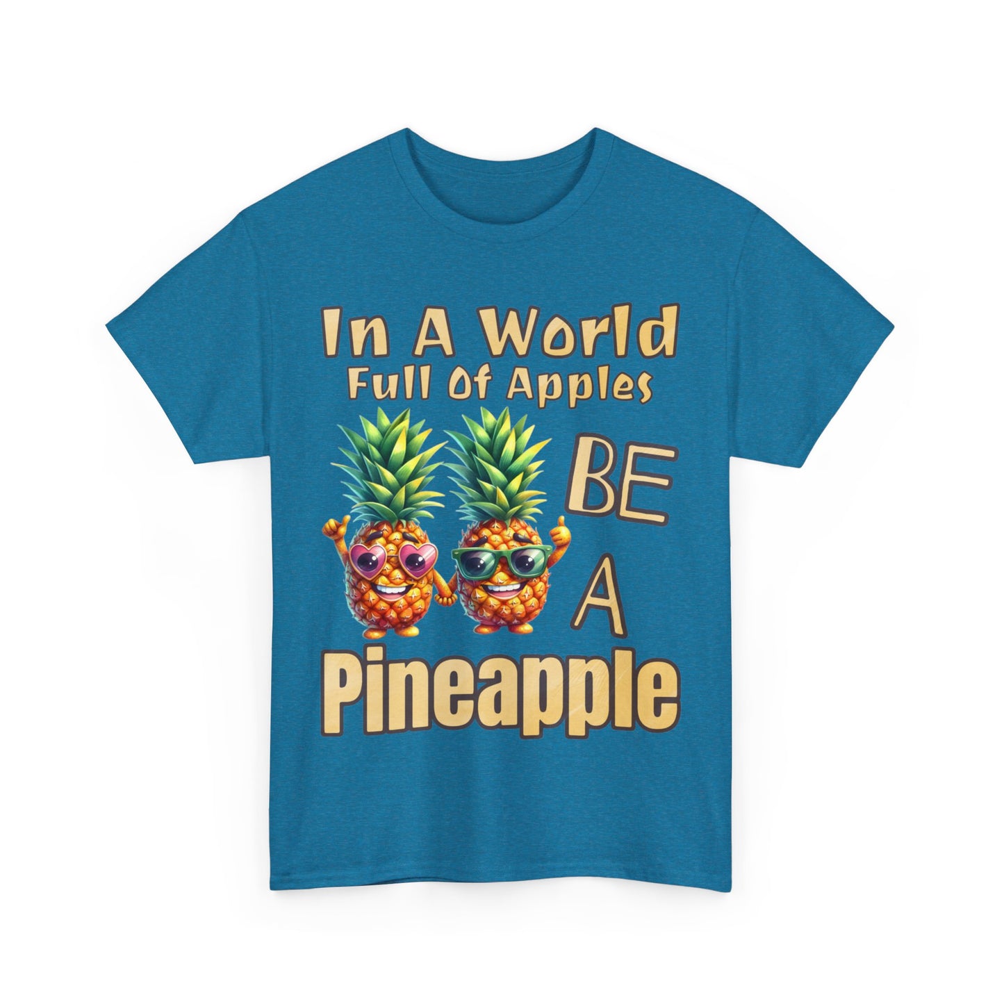 Cool Pineapple Couple Mr & Mrs Unisex Heavy Cotton Tee